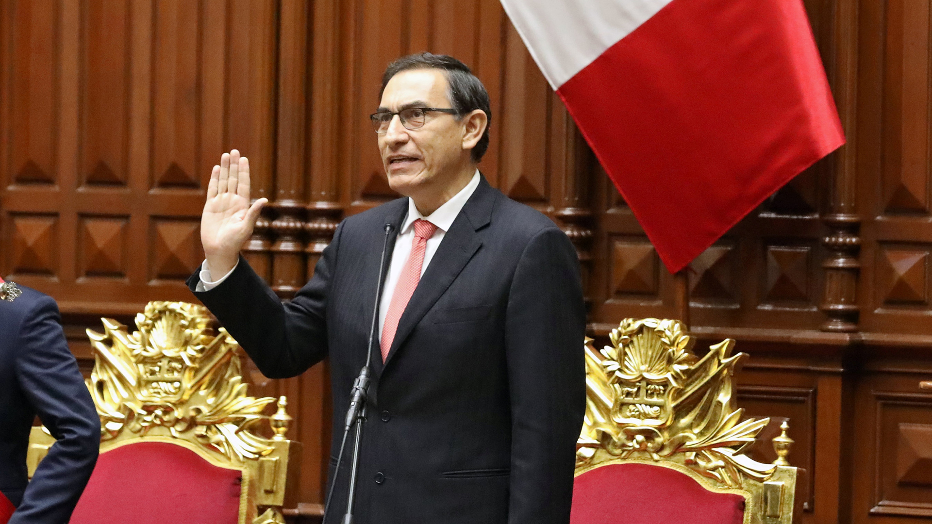Martín Vizcarra jura como presidente de Perú (REUTERS/Mariana Bazo)