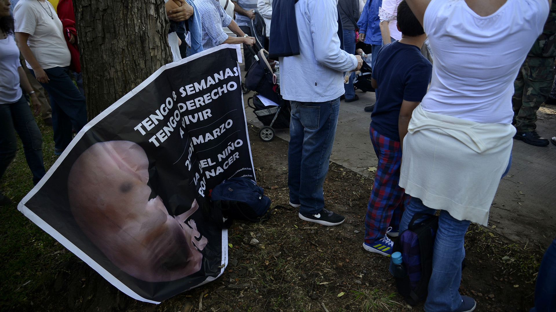 “Tengo 8 semanas y tengo derecho a vivir”