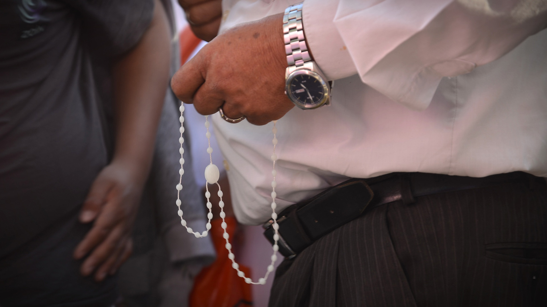 La movilización coincidió con la celebración del Domingo de Ramos de la Iglesia Católica