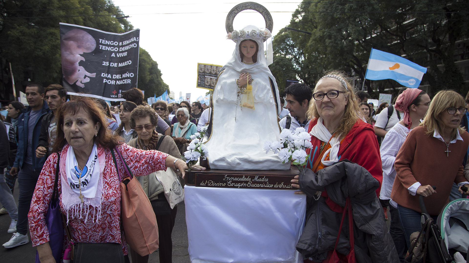 La convocatoria se realizó con motivo de la celebración del Día del Niño por Nacer