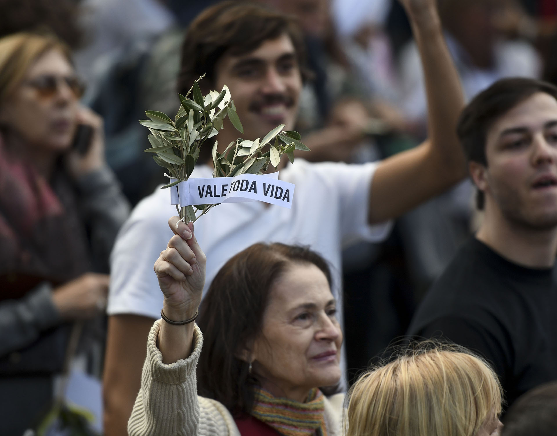 La celebración del Día del Niño por Nacer coincidió con el Domingo de Ramos de la Iglesia Católica
