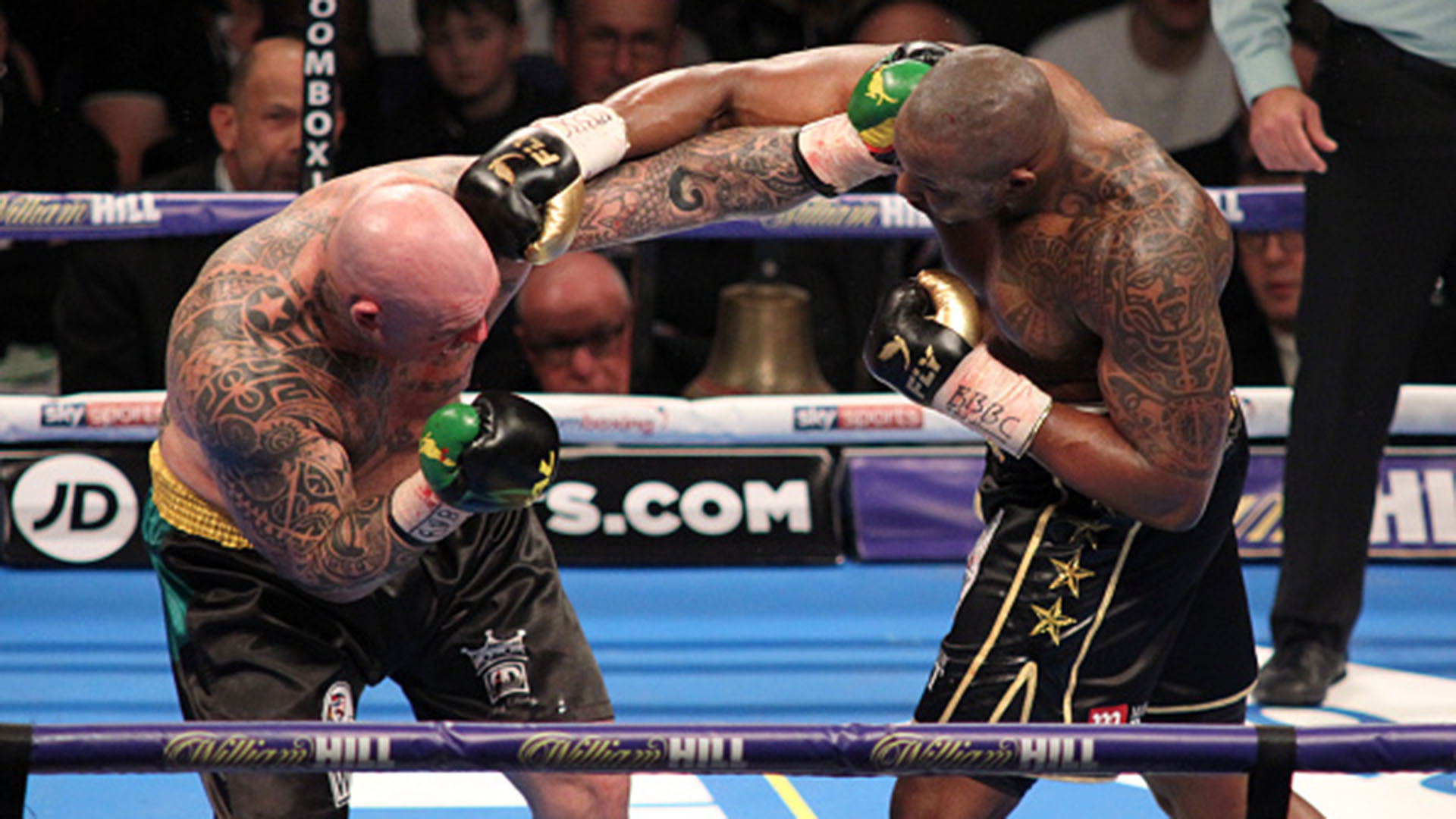 Con un devastador KO, Dillian Whyte le quitó el invicto a Lucas Browne en el sexto asalto (Foto: Getty)