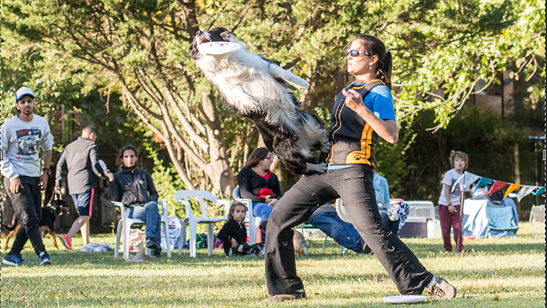 Durante la competencia, Lua y su “guía” ganaron en su categoría (Segismundo Trivero)
