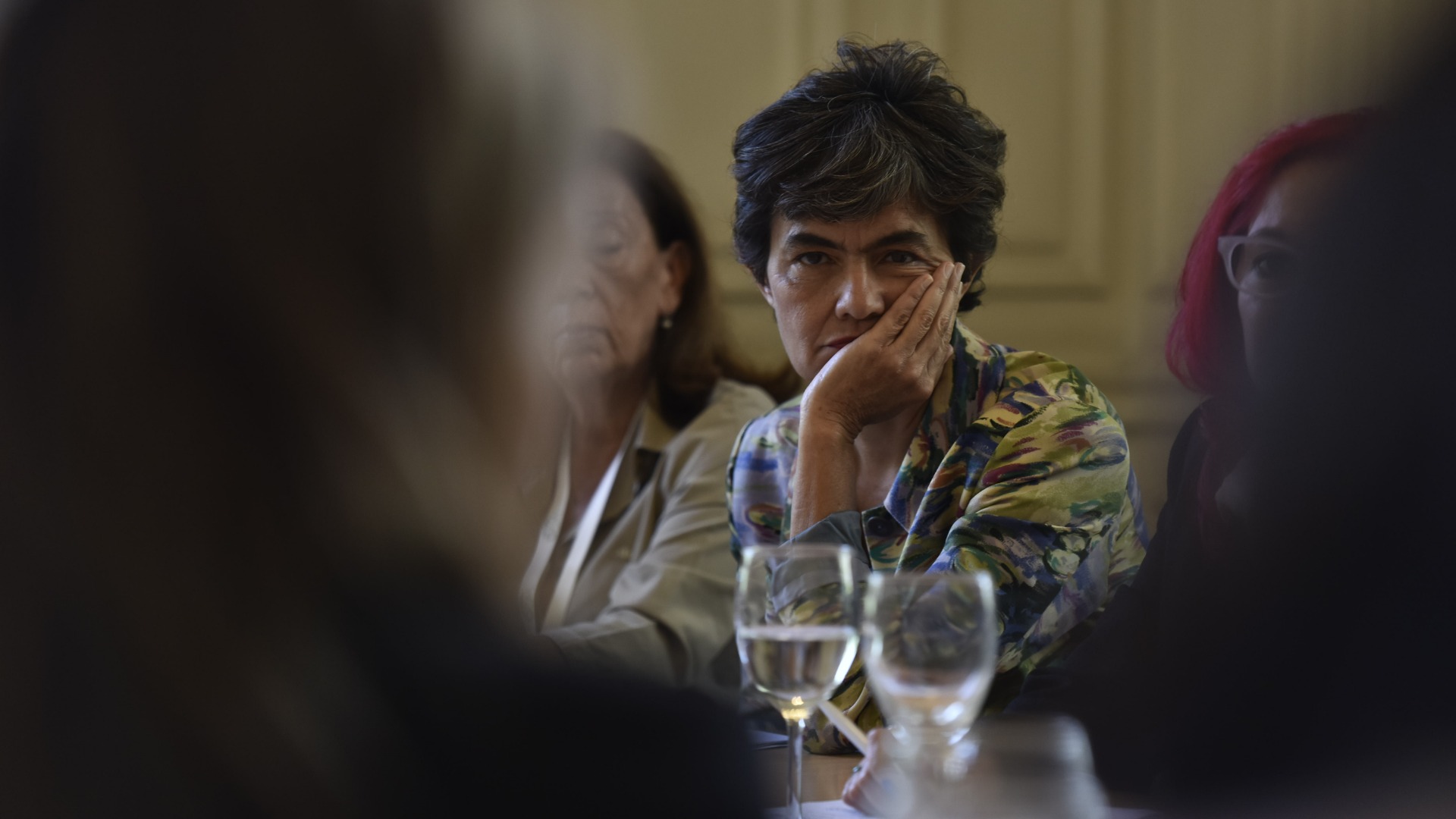 La ex senadora María Eugenia Estenssoro