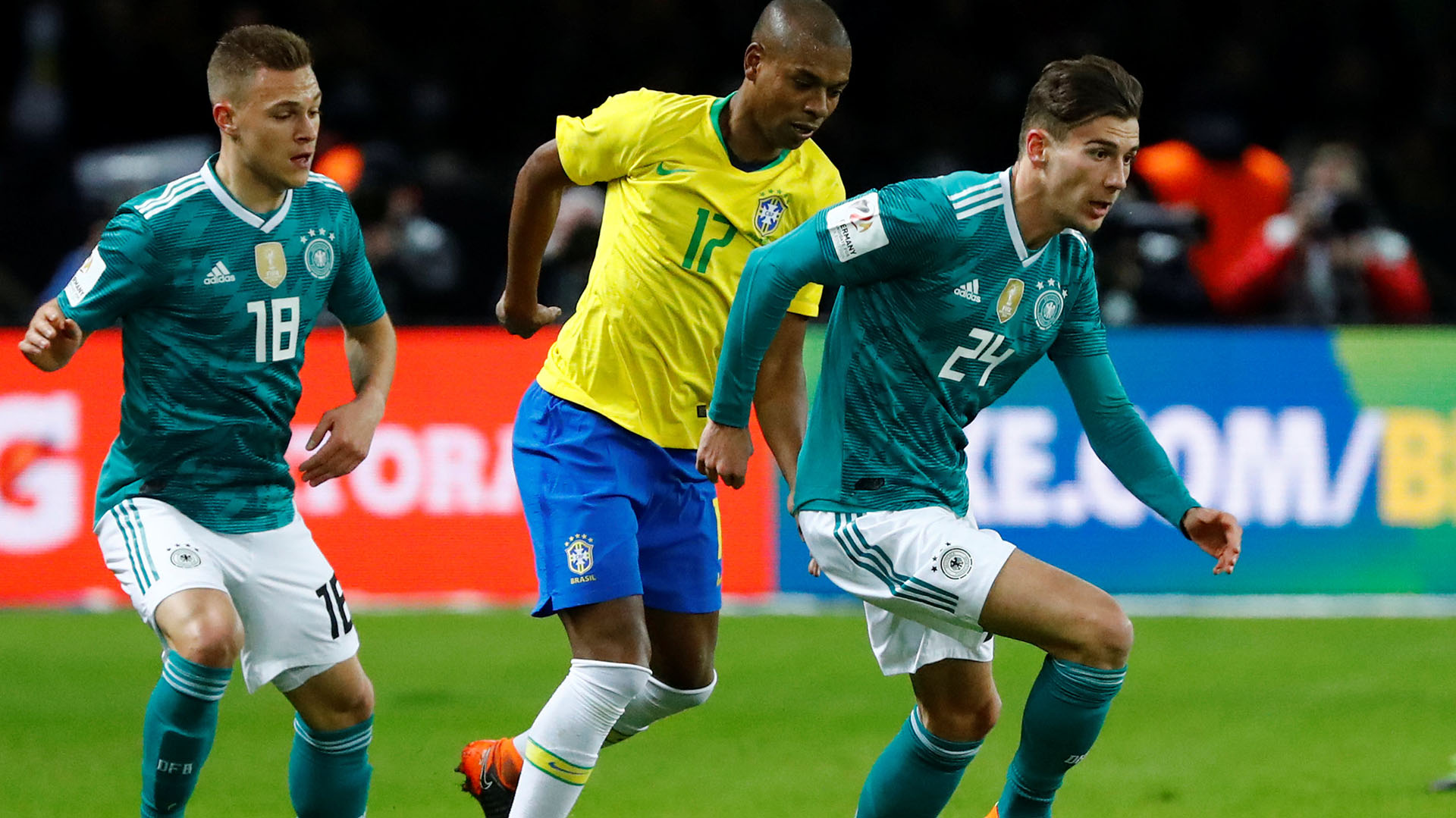 Brasil Vencio A Alemania En El Primer Choque Entre Ambos Tras El 1 7 Del Mundial 14 Infobae
