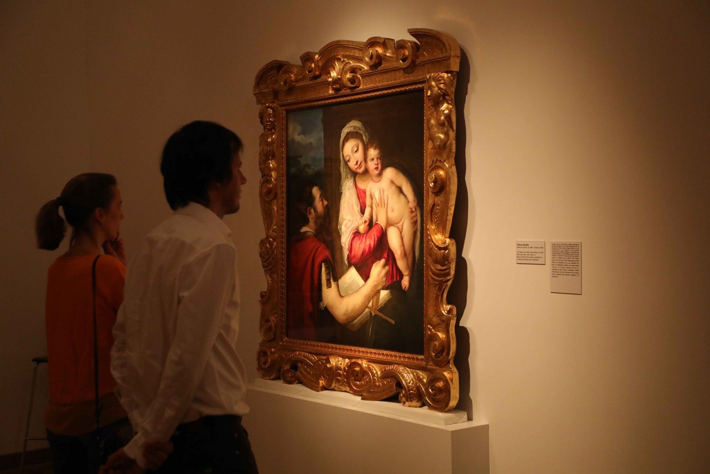 Obra de Tiziano, proveniente del Museo de Bellas Artes de Hungría