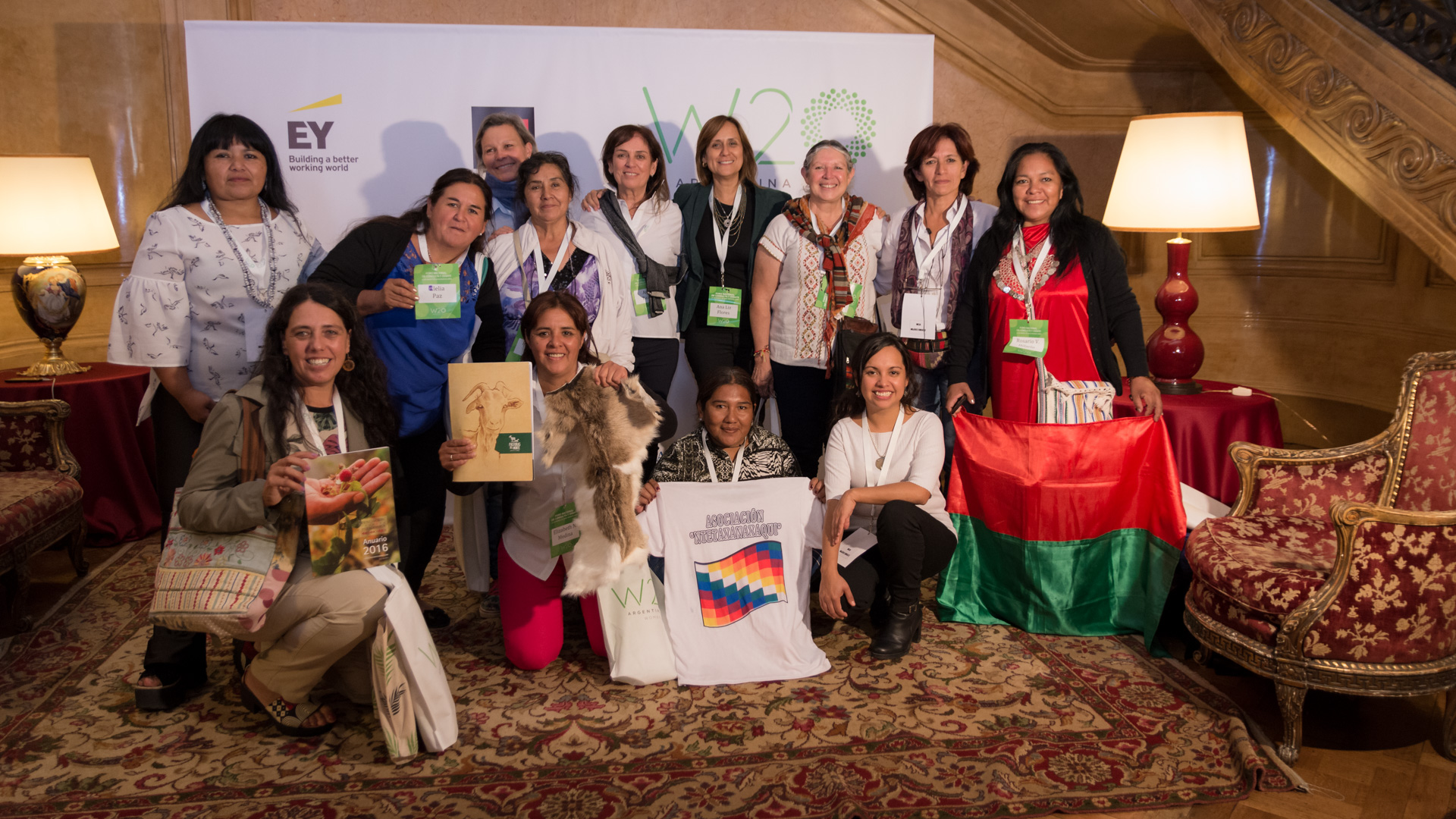 Integrantes de la mesa de debate sobre Mujer Rural