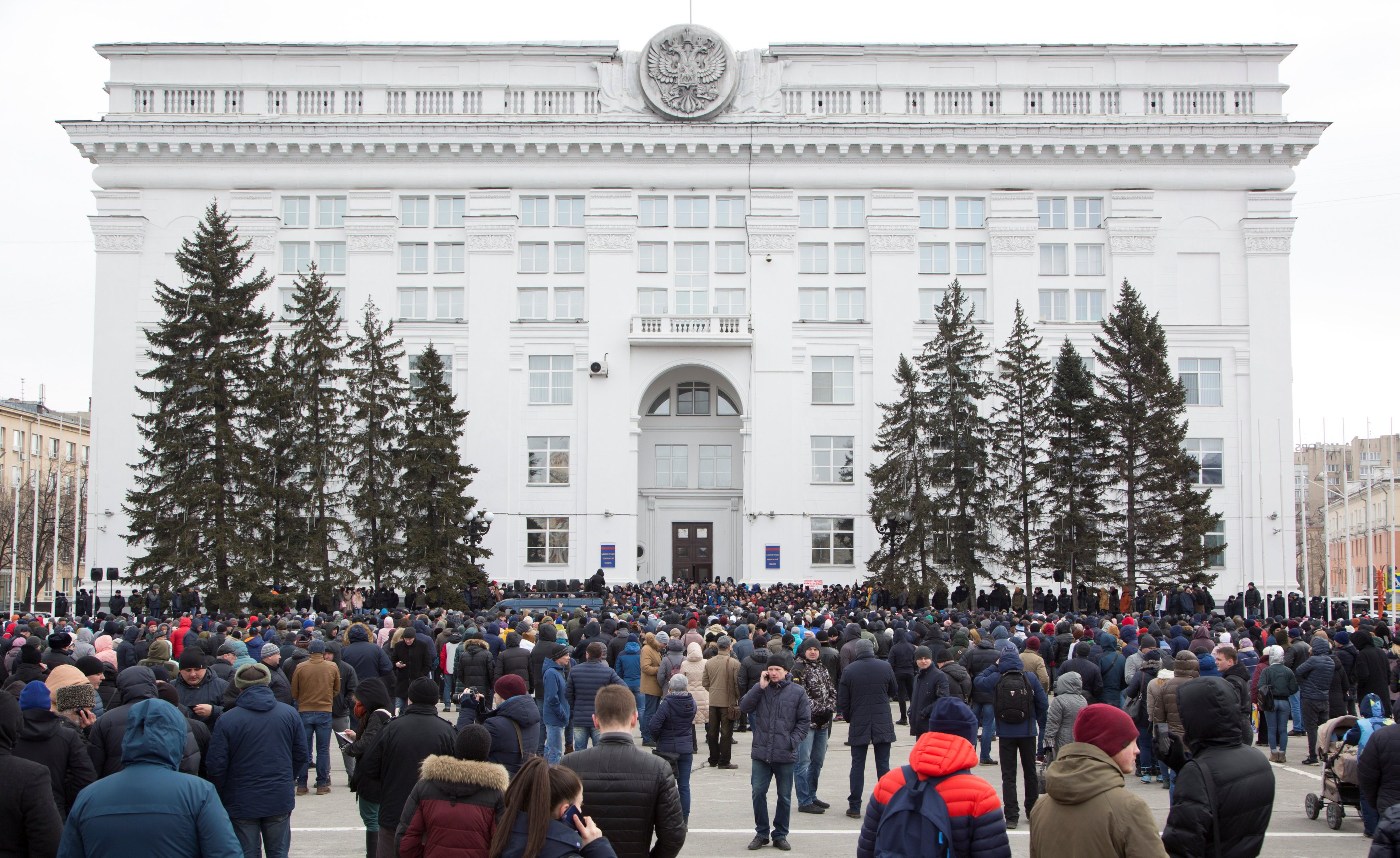La plaza central de Kemerovo, Rusia (REUTERS/Marina Lisova)