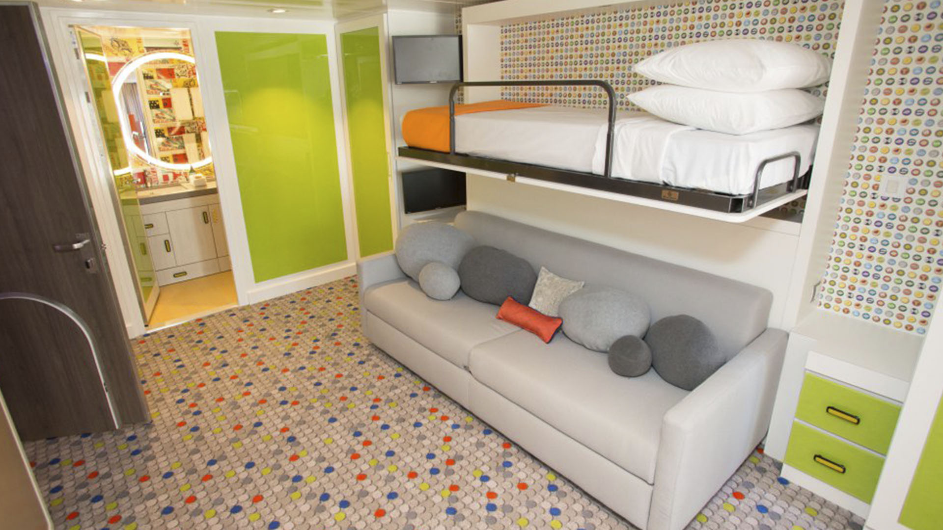 Se denomina “Family Suite” (suite familiar) y tiene capacidad para grupos familiares de hasta ocho integrantes