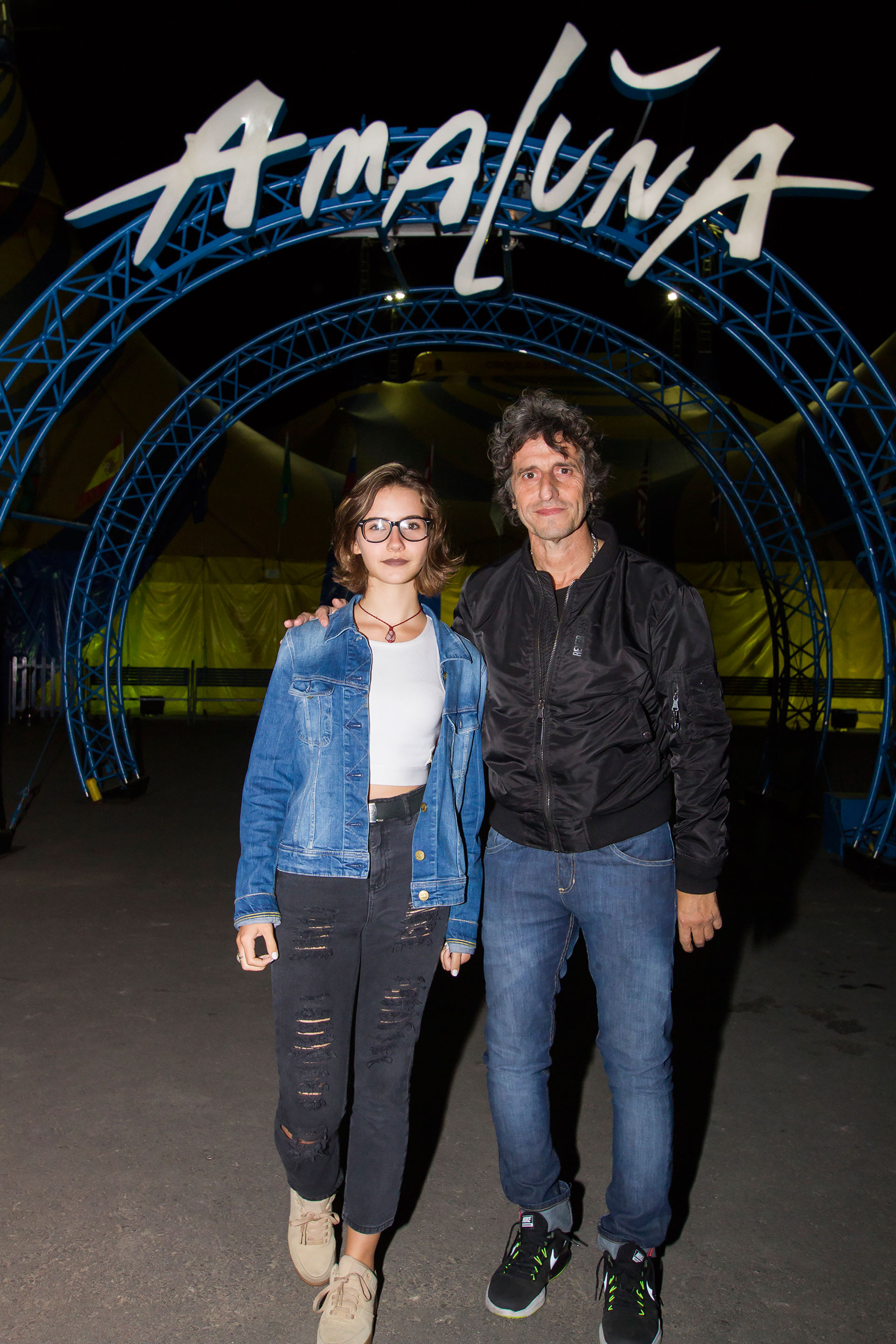 Diego Peretti y su hija Mora.