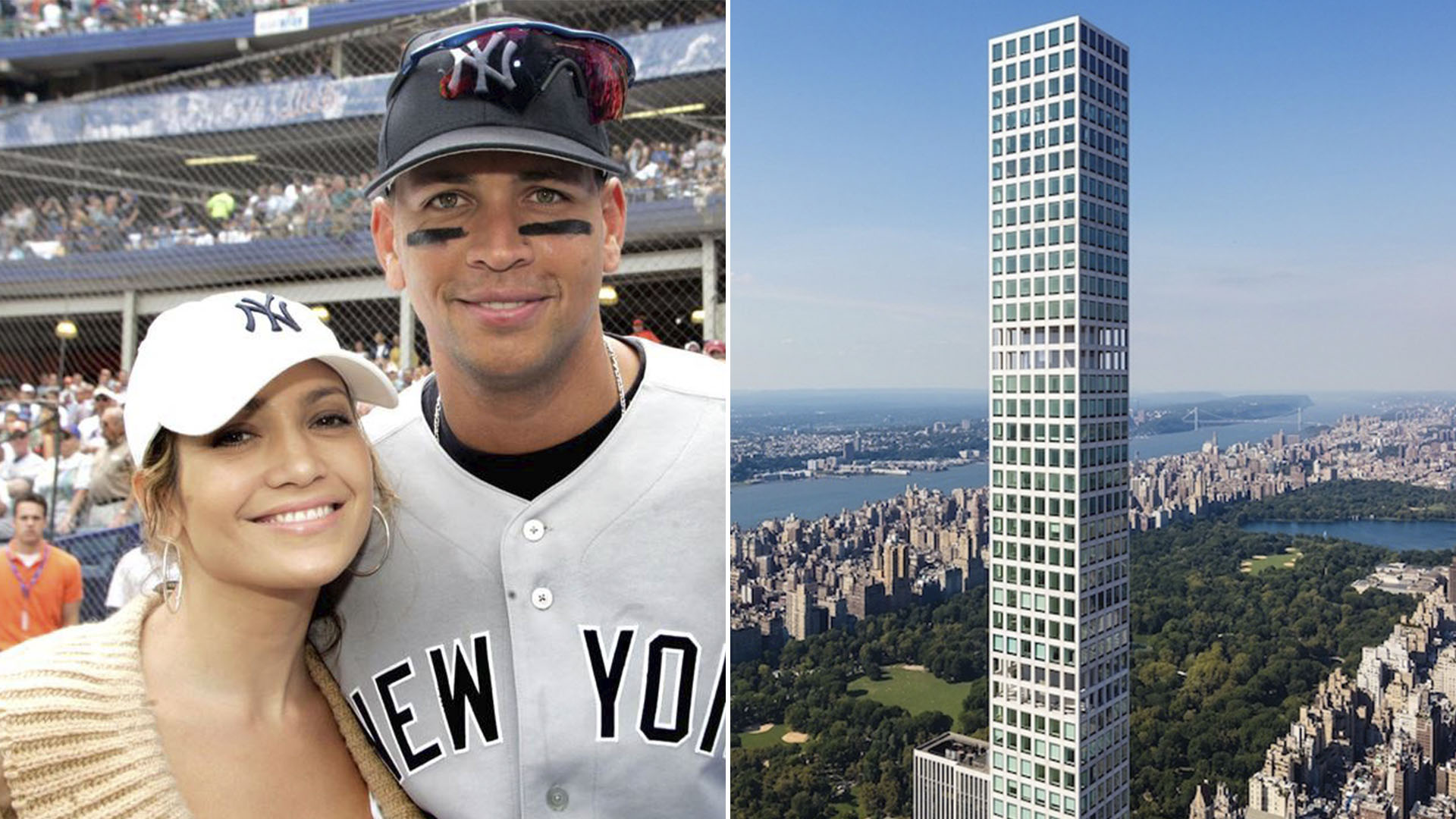 Jennifer Lopez y Alex Rodriguez y el lujoso edificio de Nueva York