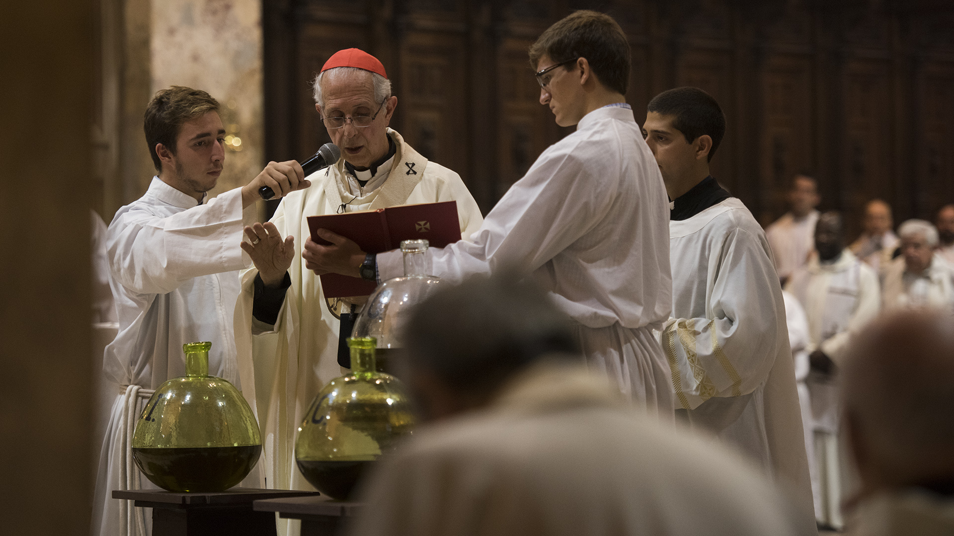 El cardenal encabezó la Misa Crismal