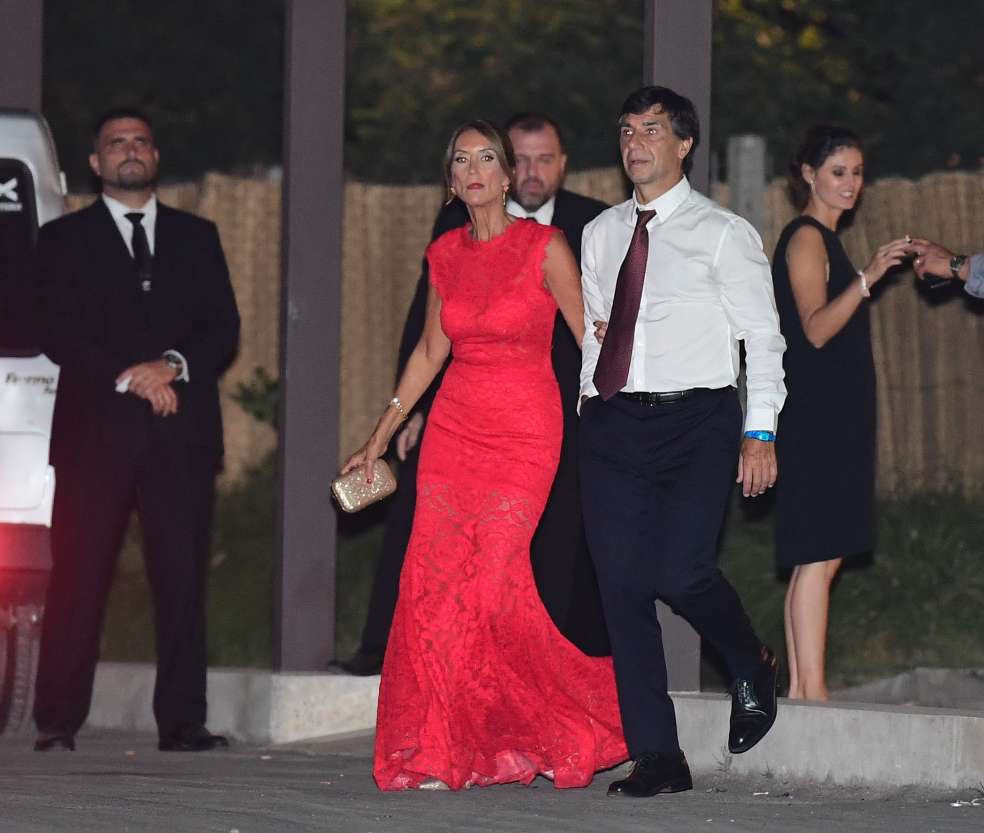 Mucho personal de seguridad custodió que todo estuviera en orden (Maxi Luna)