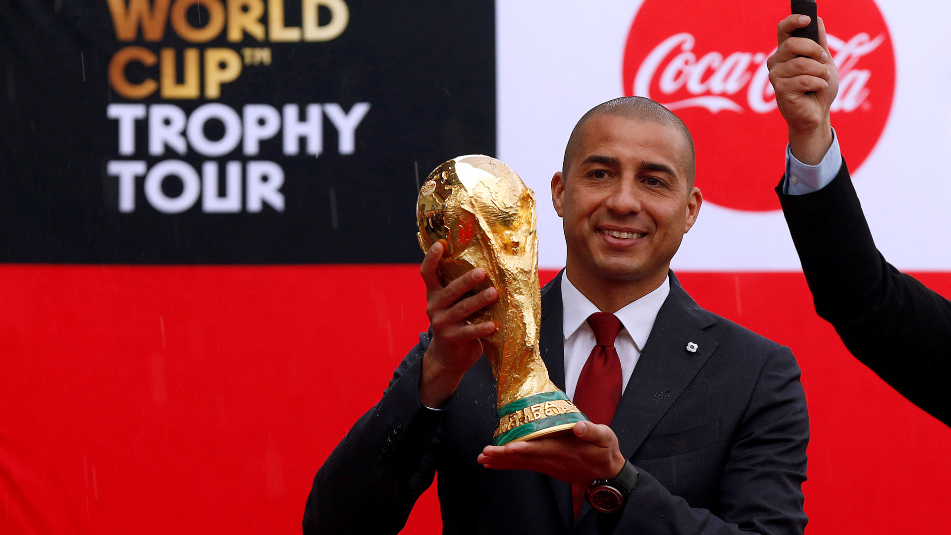 David Trezeguet acompañó a la Copa en Argentina (REUTERS/Jaime Saldarriaga)