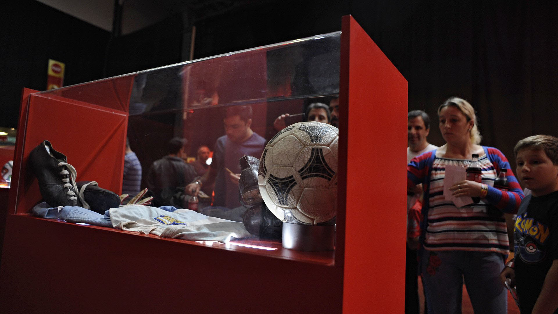 Los hinchas argentinos pudieron revivir momentos históricos de la Selección (Patricio Murphy)
