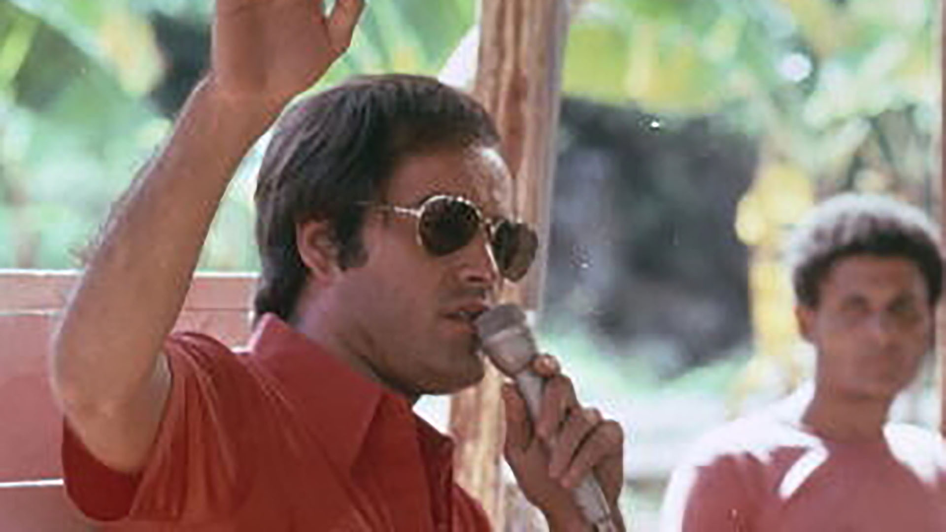 Jim Jones en Jonestown, Guyana, en 1978