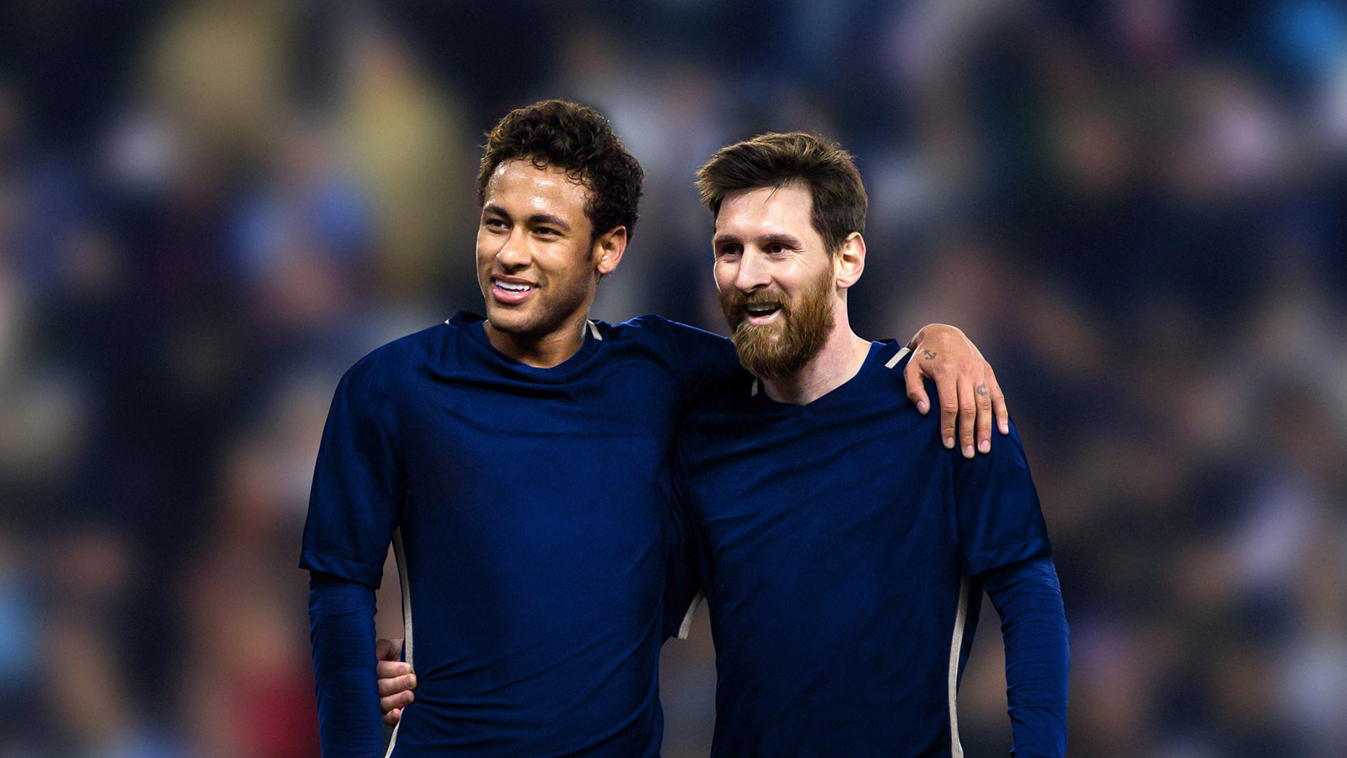 Neymar y Messi son amigos fuera de la cancha (Getty Images)