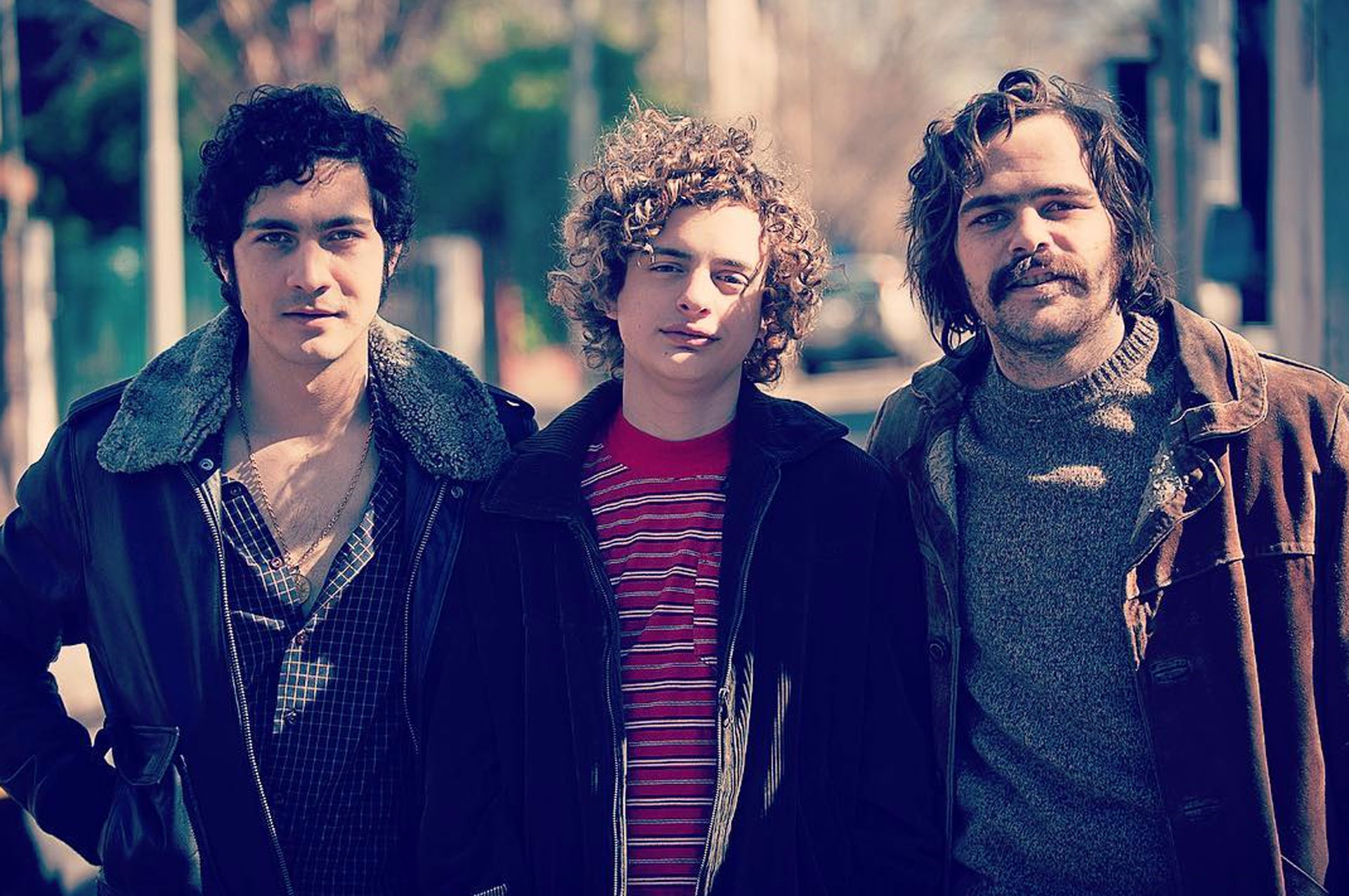 El Chino Darín, Lorenzo Ferro (de gran parecido con Puch cuando tenía 20 años) y Peter Lanzani. (Foto: Instagram)