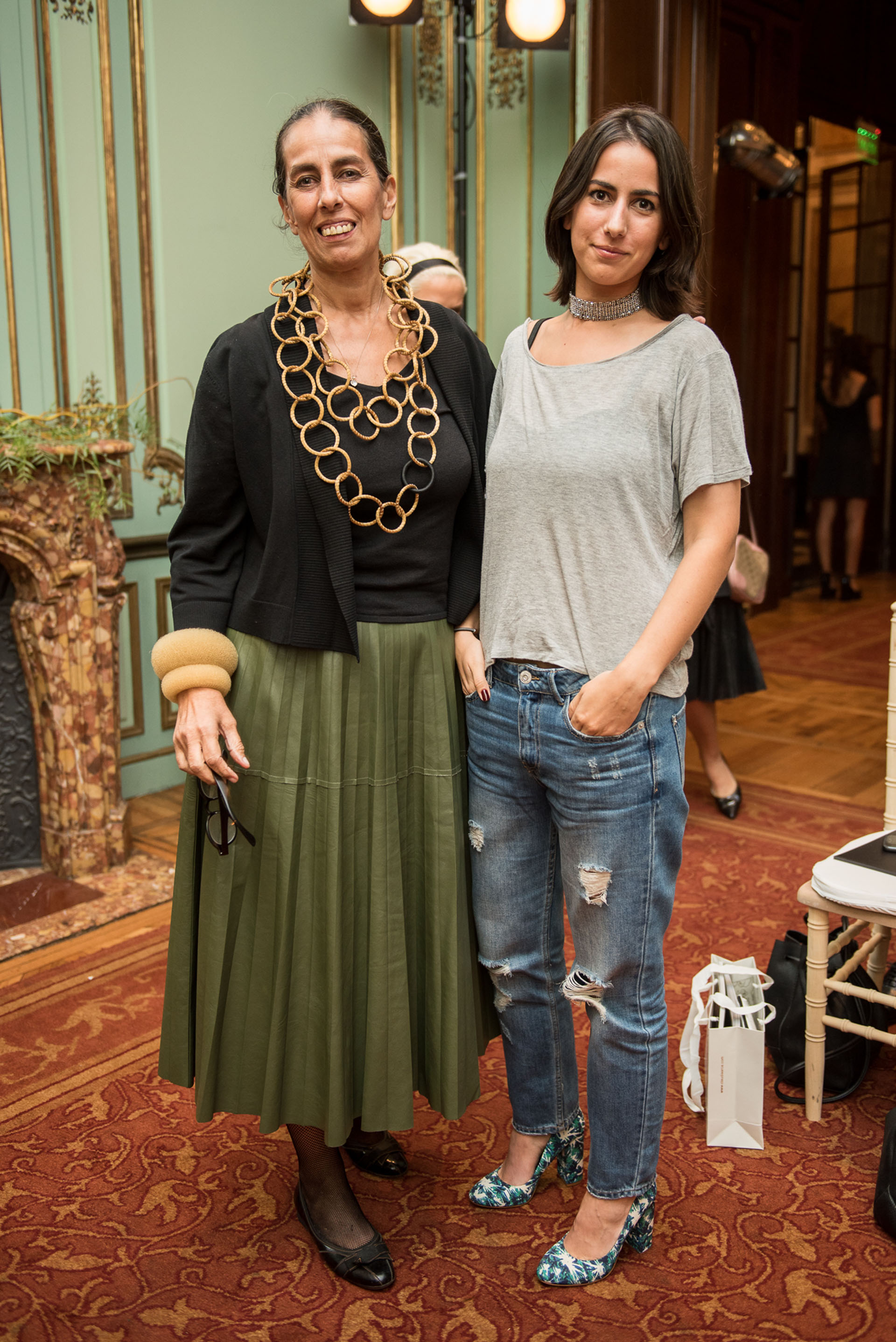 Gabriela Reston y Manuela Azcue