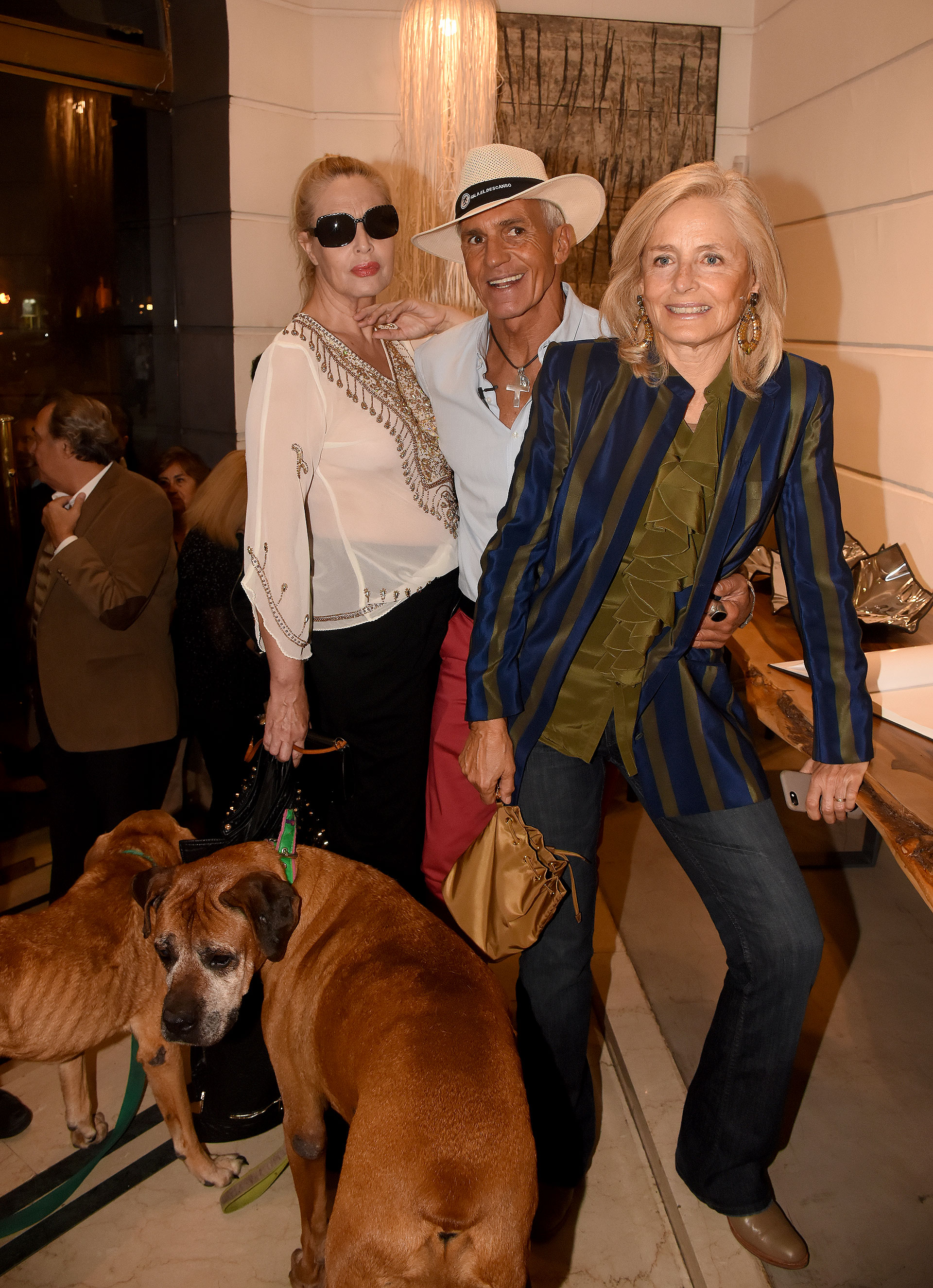 Carmen Yazalde, Ricardo Piñeiro y Cecilia Zuberbuhler