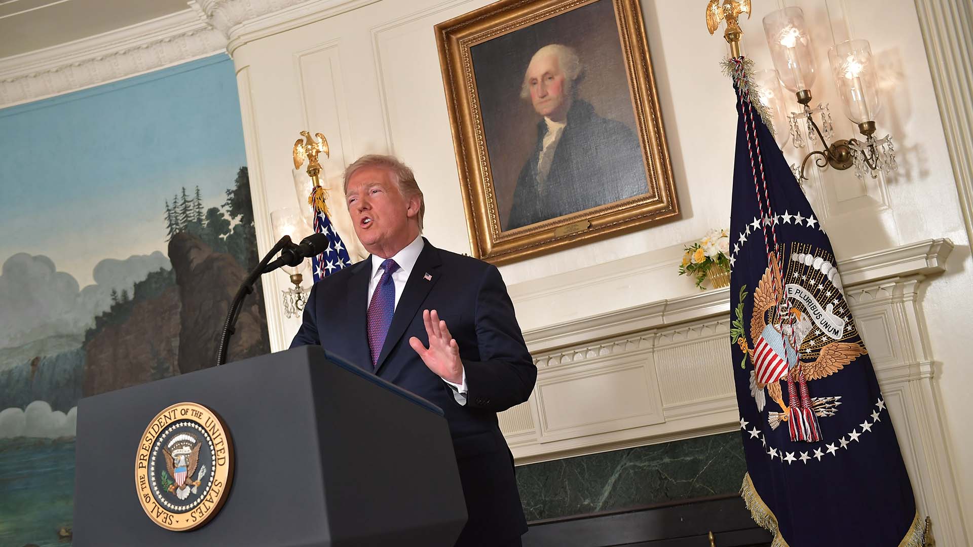 Donald Trump, presidente de los Estados Unidos (AFP)