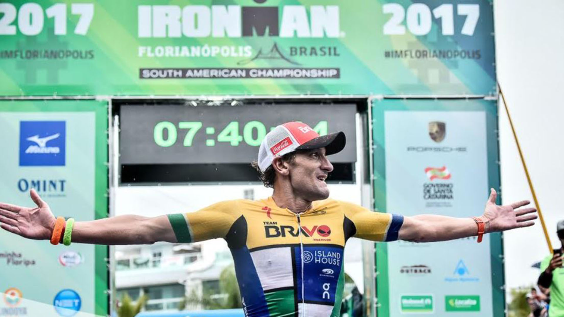 Don estableció un récord mundial en el Ironman de Brasil
