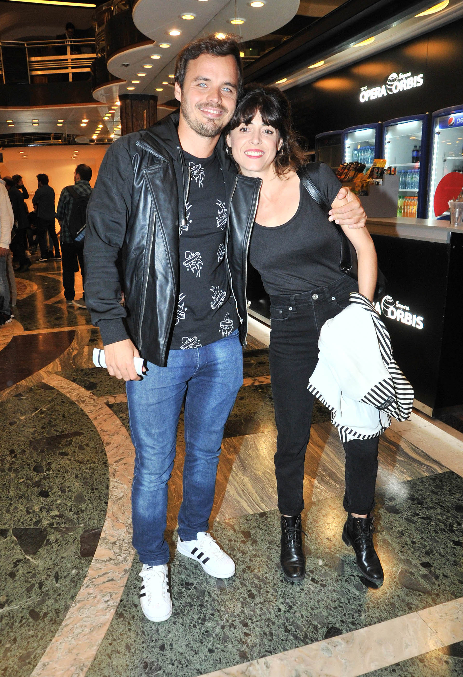 Benjamín Rojas y su novia, Martina Sánchez Acosta