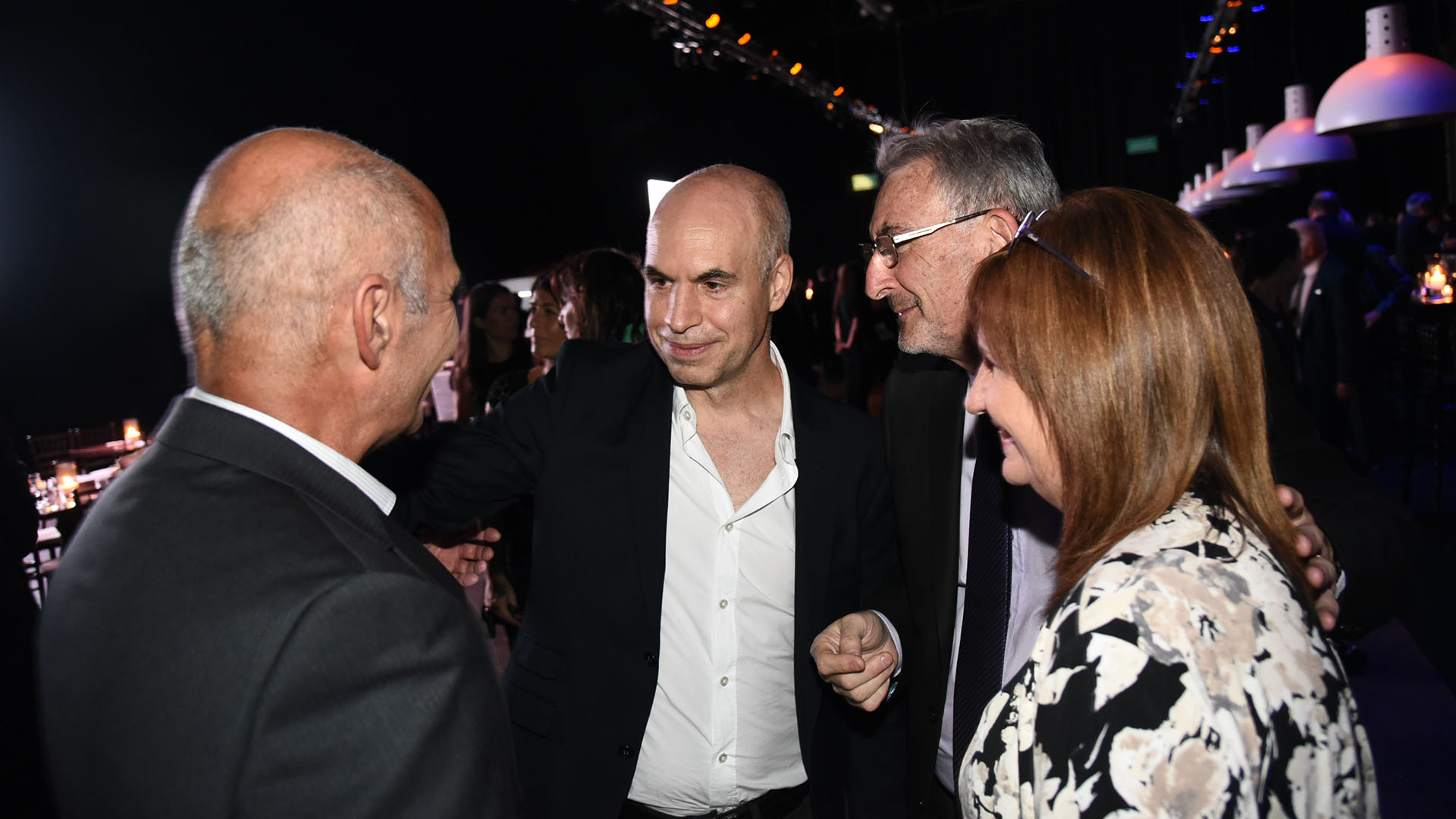 Horacio Rodríguez Larreta, Guillermo Yanco y Patricia Bullrich