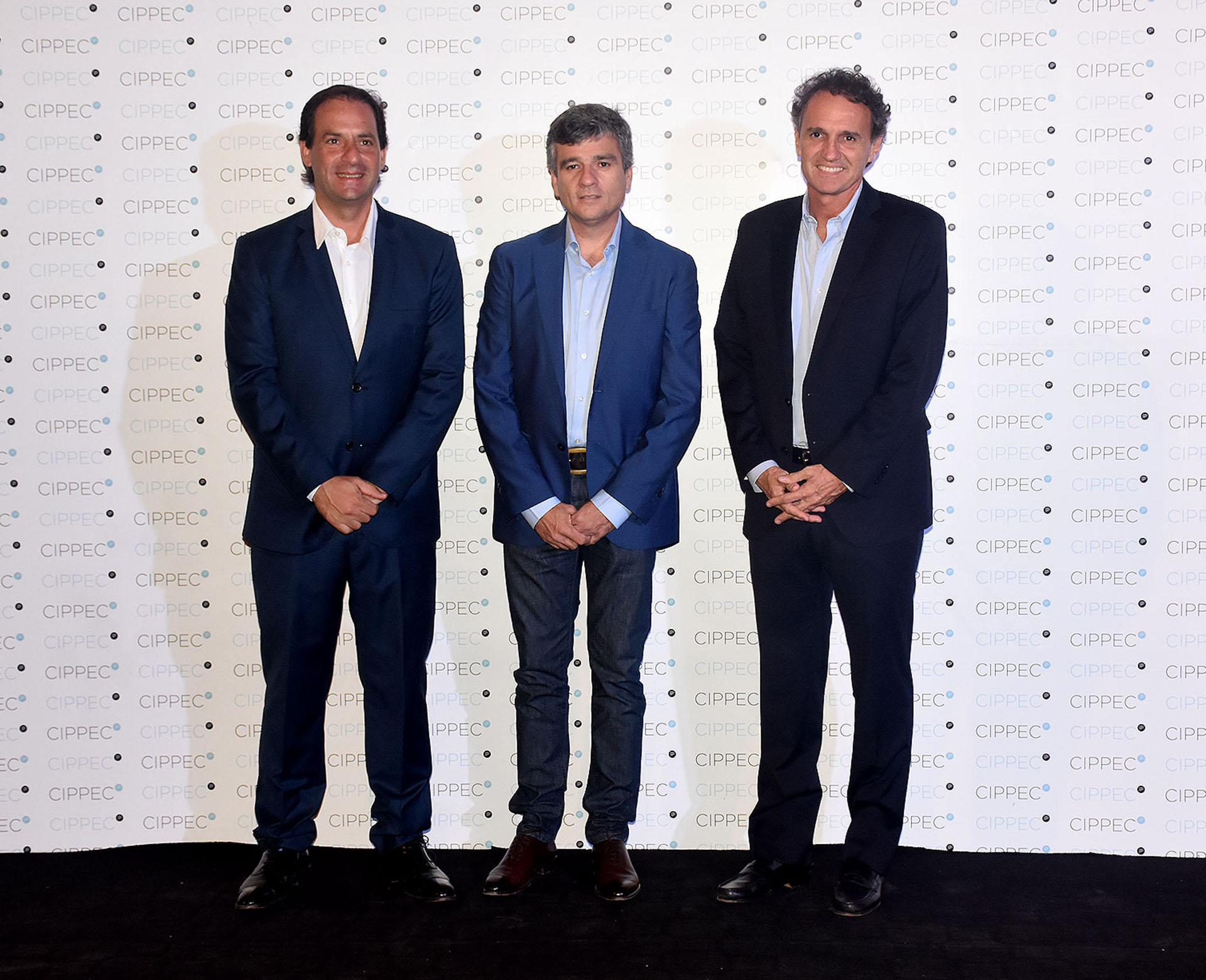 El intendente de Escobar, Ariel Sujarchuk; el intendente de Hurlingham, Juan Zabaleta; y el intendente de General San Martín, Gabriel Katopodis
