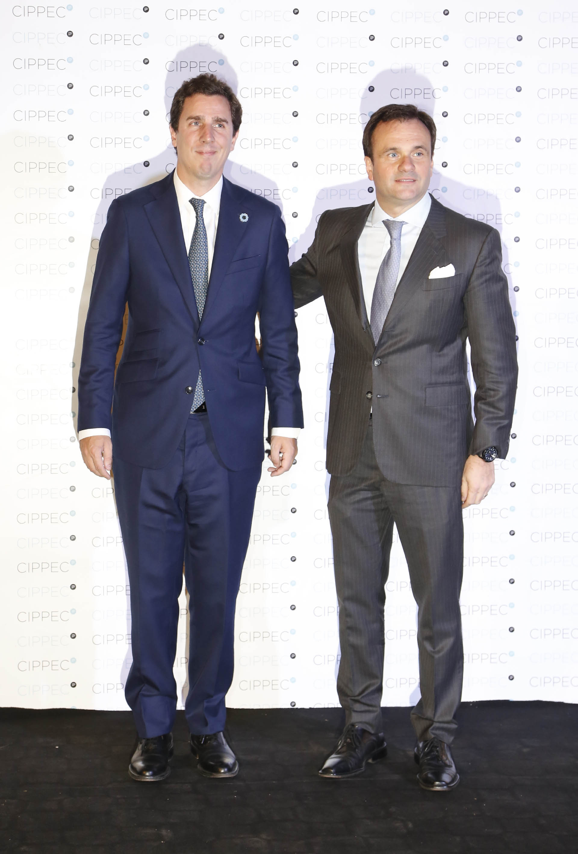 El diputado Ezequiel Fernández Langan y el director de Relaciones Institucionales de La Rural, Juan Pablo Maglier