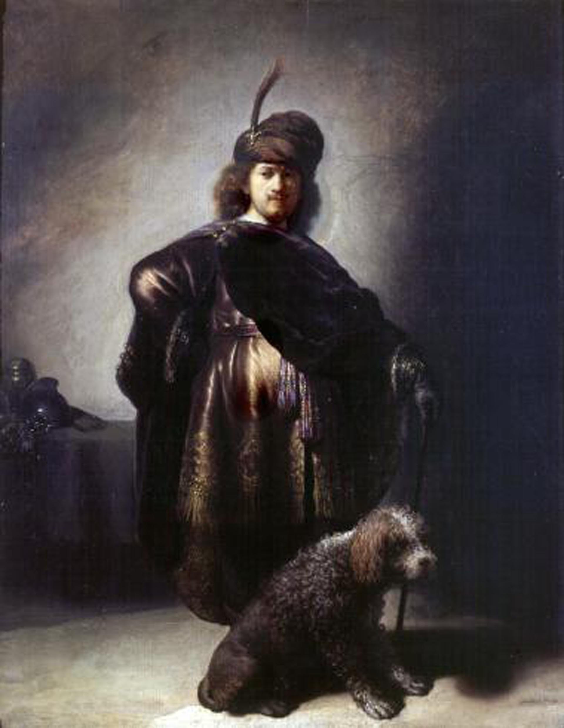 “Autorretrato con traje oriental”, de Rembrandt