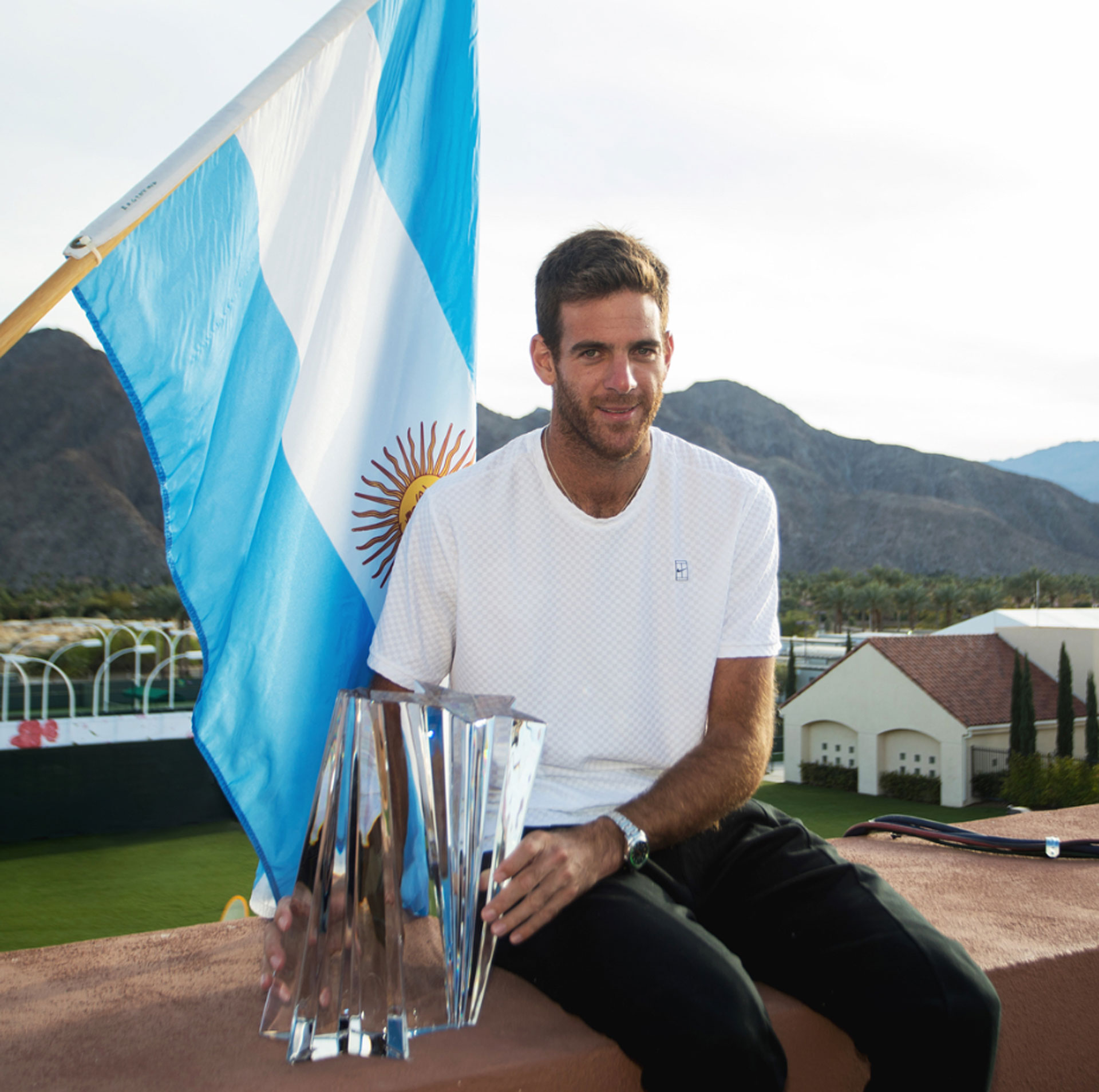 Juan Martín del Potro ganó el primer título de la categoría Masters 1000 de su carrera profesional en marzo pasado. En una final apasionante venció al número uno del mundo, el suizo Roger Federer y se consagró campeón en Indian Wells. (Foto: Instagram)
