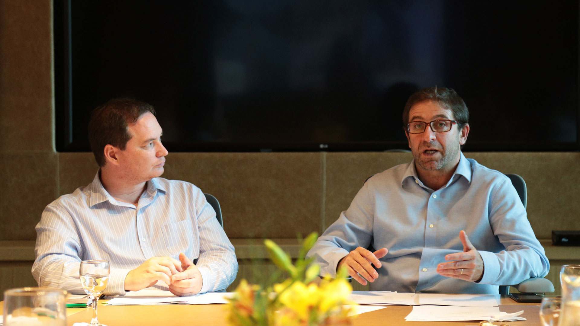 Fernando Straface y Francisco Resnicoff, representantes del gobierno porteño en el Urban 20