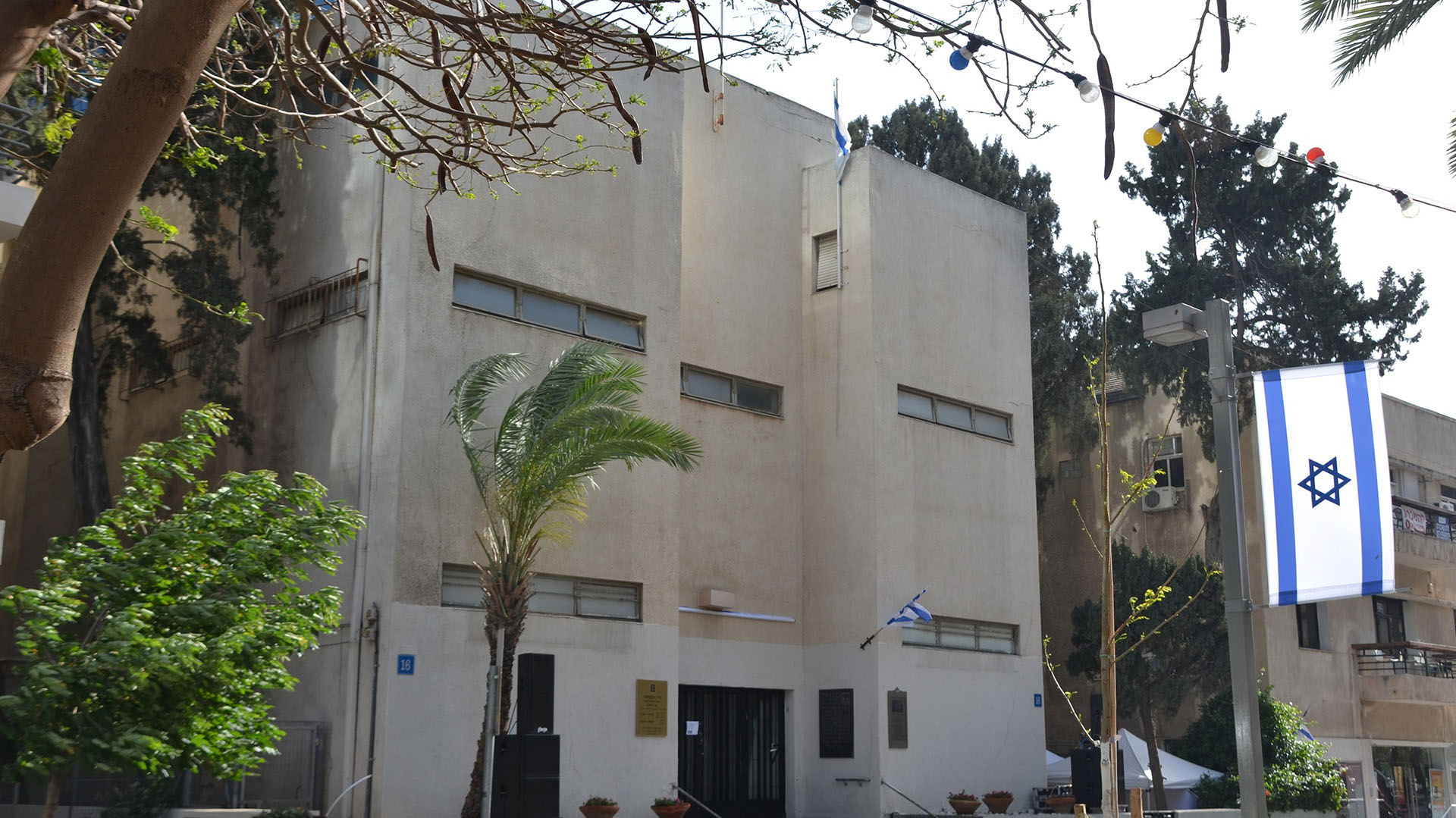 El edificio en el centro de Tel Aviv donde se proclamó la independencia de Israel en 1948, hoy convertido en museo.