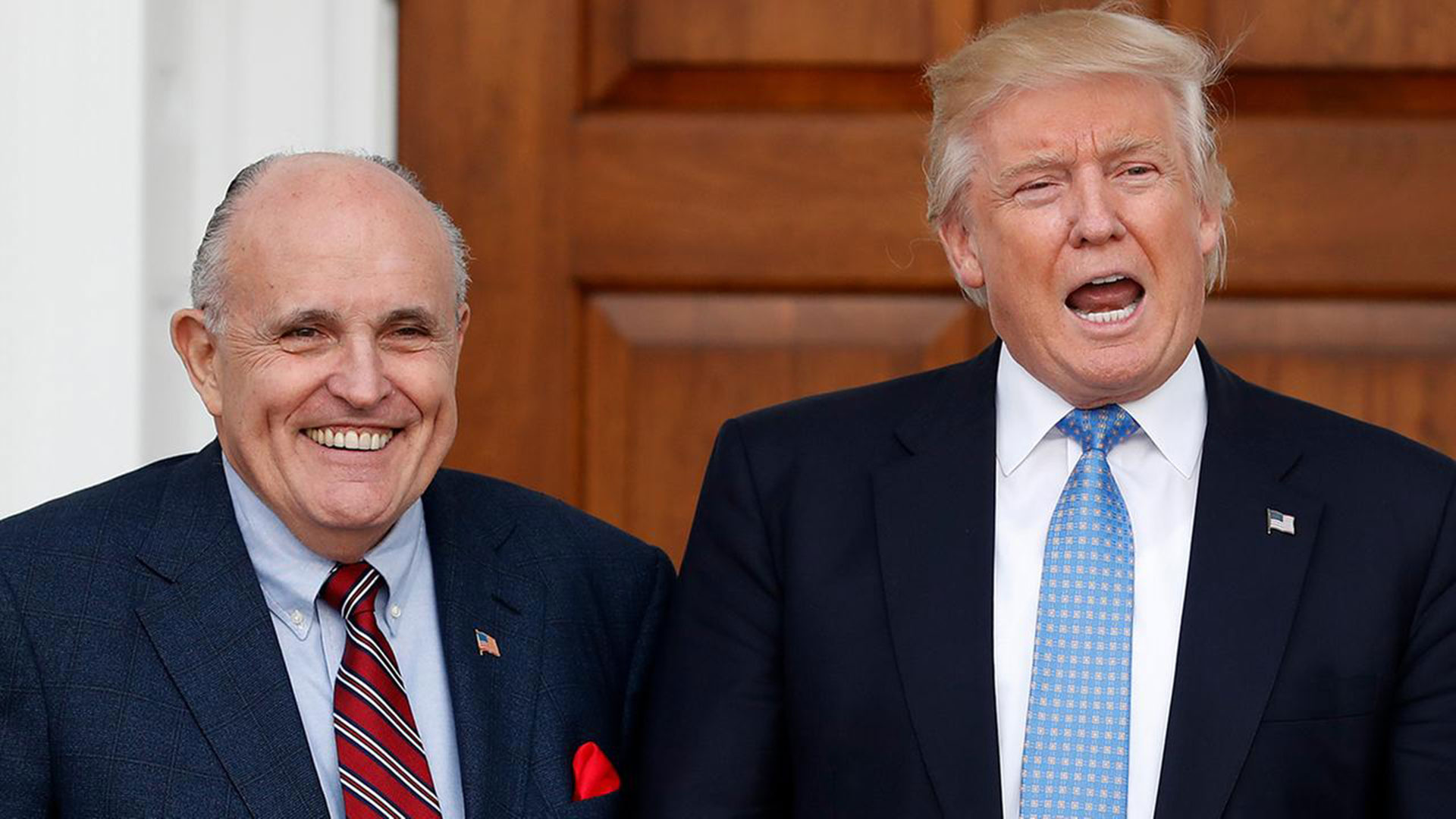 Rudolph Giuliani y Donald Trump