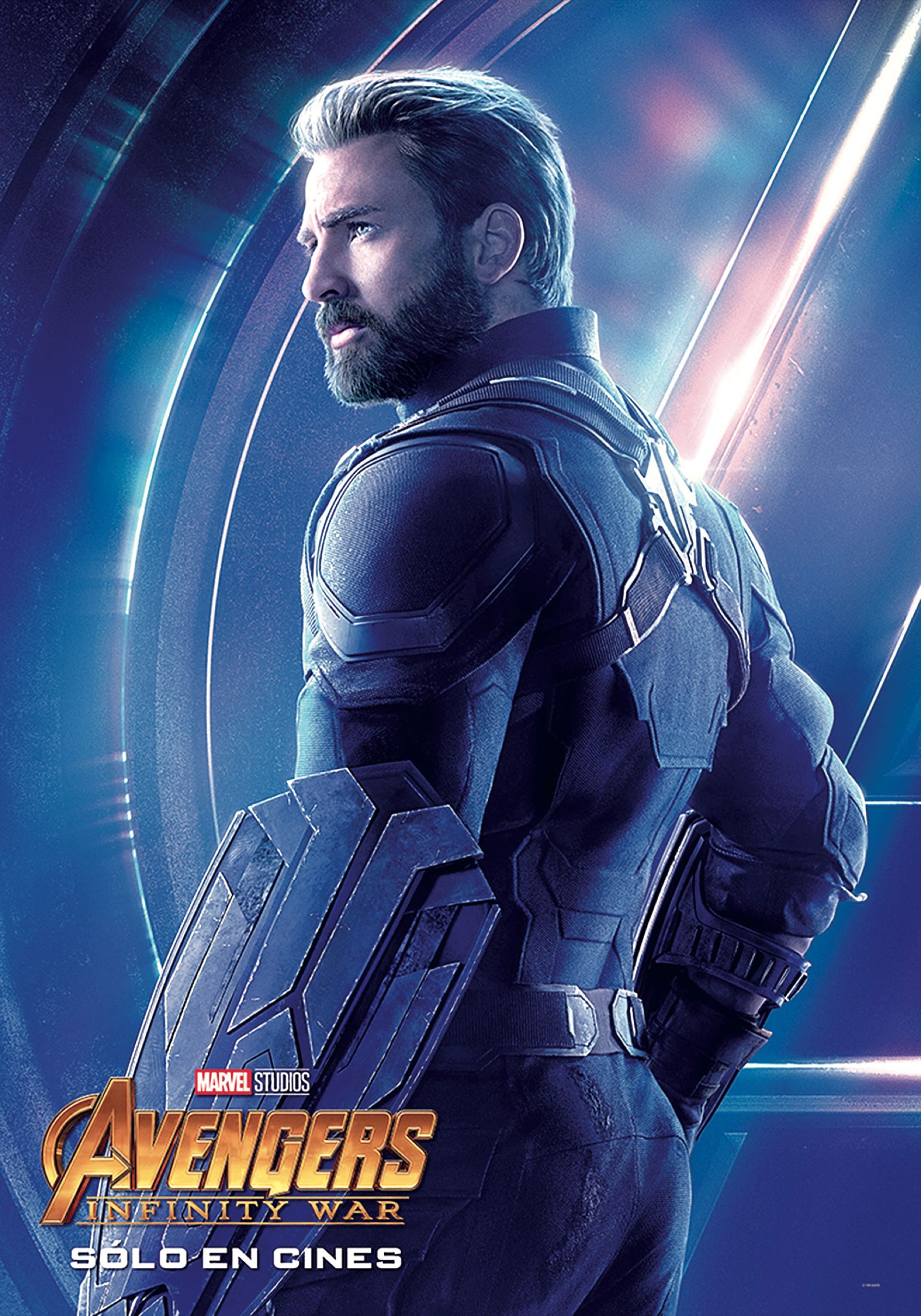 CAPITAN AMERICA. Uno de los infaltables, estrella entre los superhéroes de Marvel. El bostoniano Chris Evans, de 36 años, alcanzó fama mundial gracias a él.
