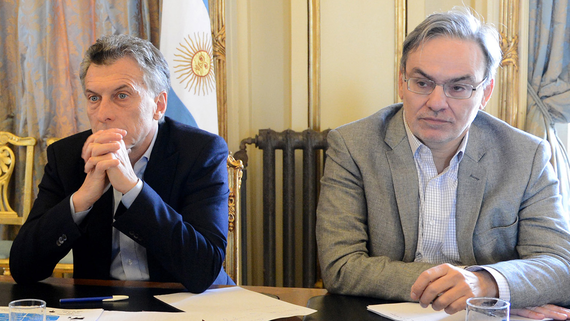 El presidente Mauricio Macri y el secretario de Energía Lopetegui