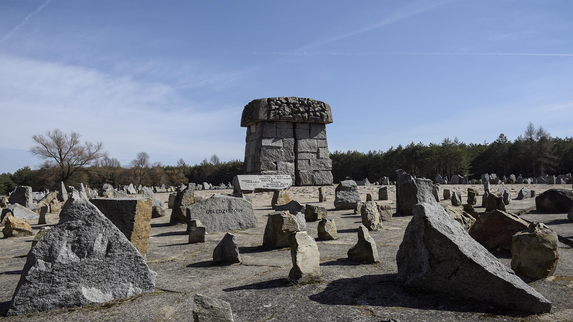 En Treblinka fueron asesinadas más de 800 mil personas. Cada piedra ubicada en el suelo recuerda a un pueblo o una ciudad exterminadas por las fuerzas nazis (Victoria Bornaz)