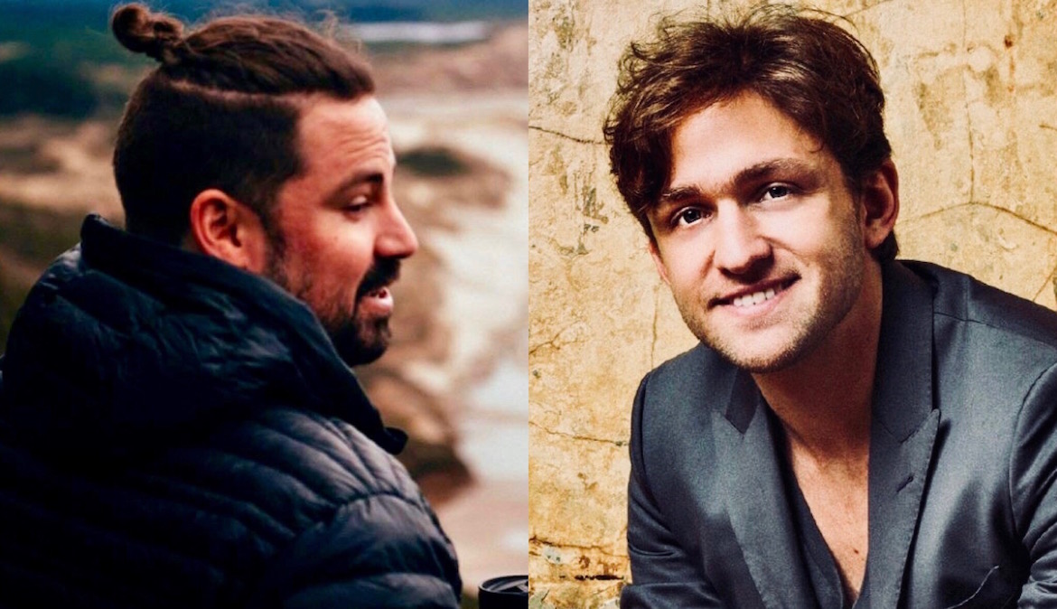 Grant Sabatier, fundador del blog Millenial Money, y Taso Du Val, cofundador y CEO de la red de talento freelance Toptal