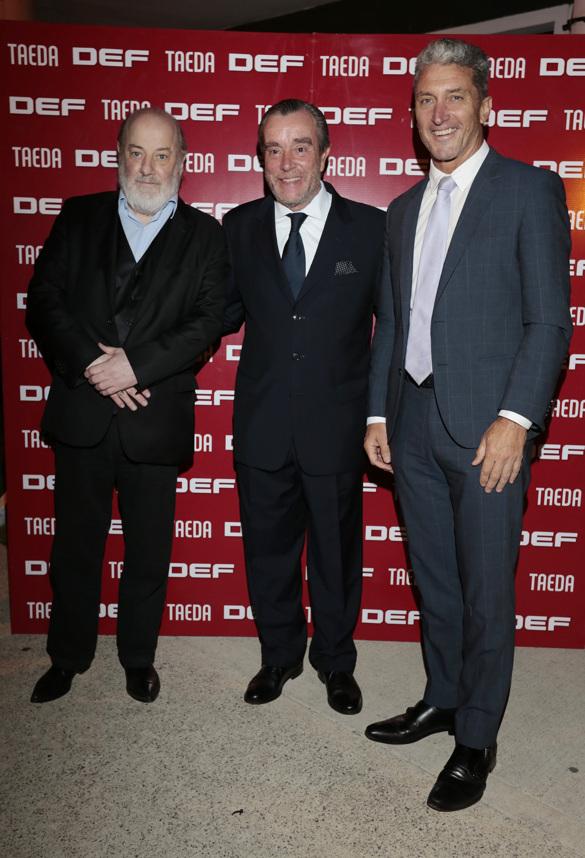 El juez federal Claudio Bonadío junto a Gustavo Gorriz y José Scioli