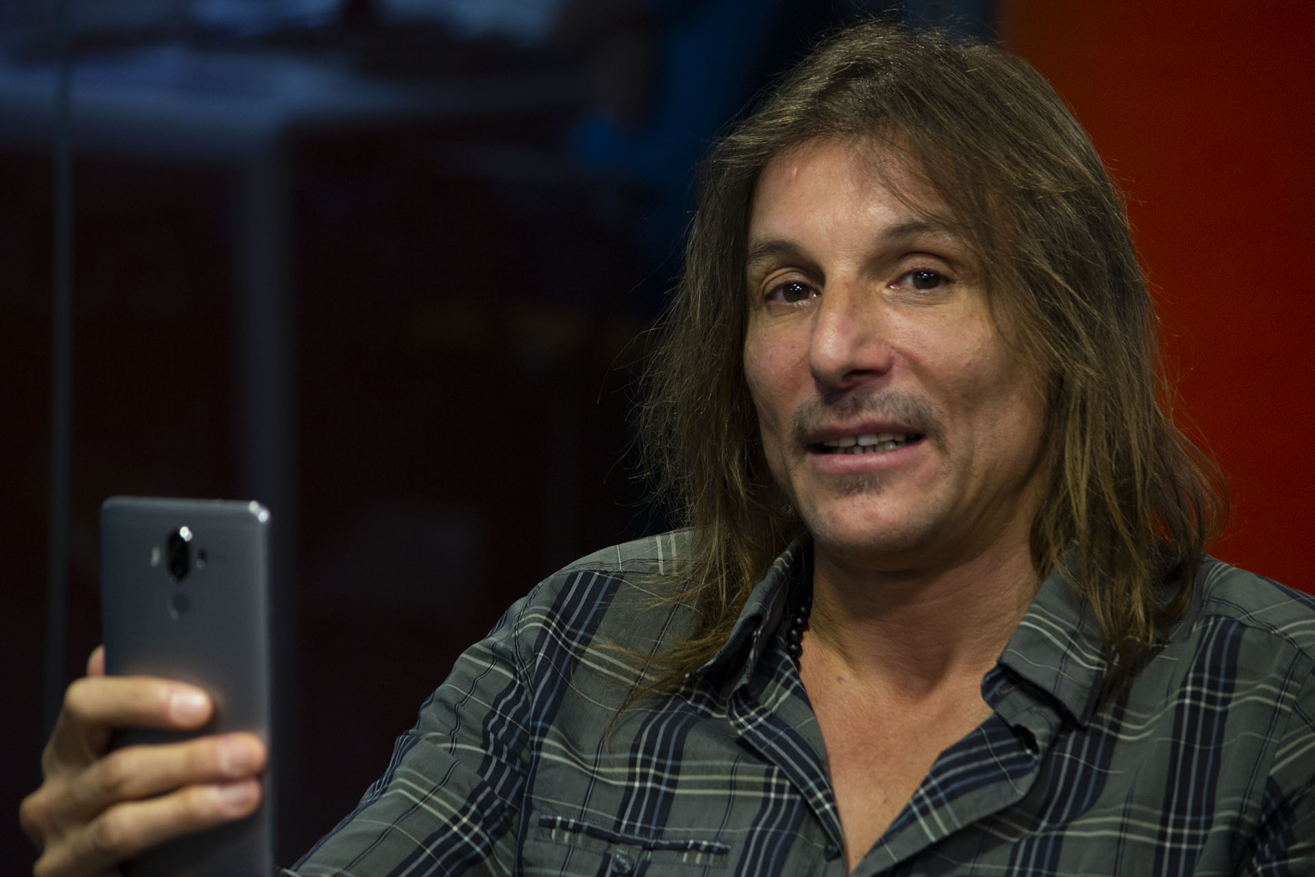 El ex jugador de fútbol Claudio Paul Caniggia en una entrevista en Infobae (Damián Rodríguez)