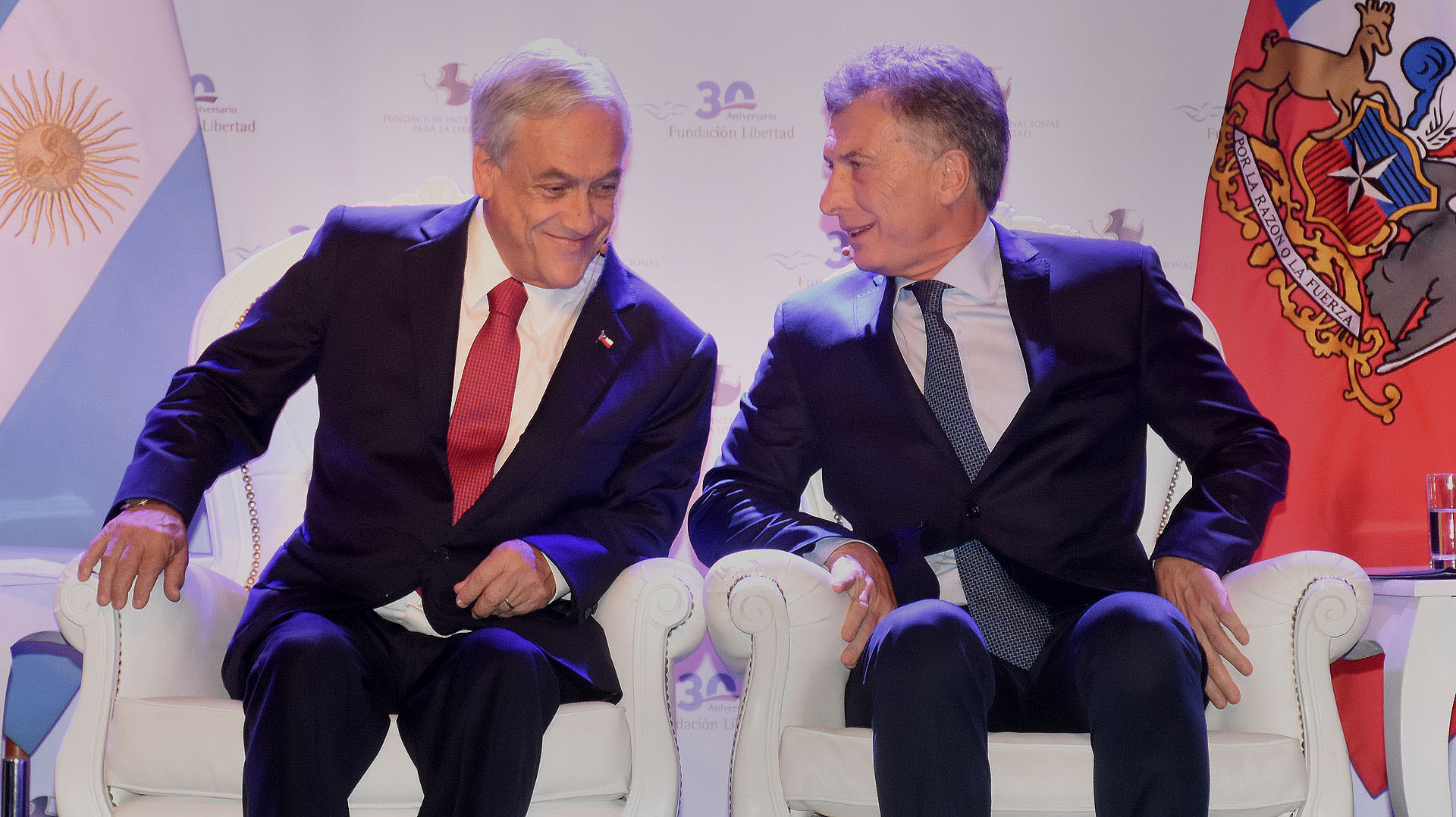 Sebastián Piñera y Mauricio Macri
