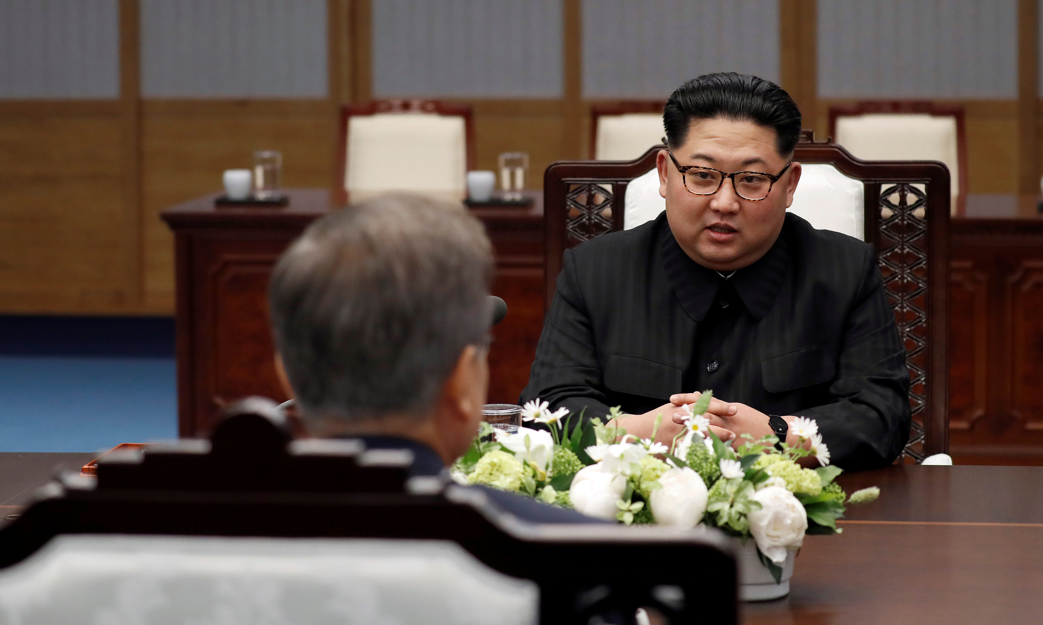 (Korea Summit Press Pool/Pool via Reuters)