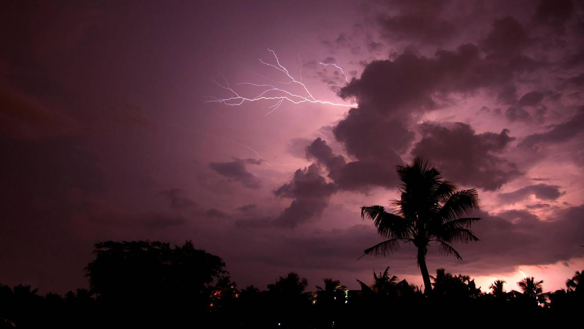 Relámpago en la India (Alamy Stock Photo)