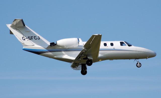 Cessna 525 CitationJet. Foto: Adrian Pingstone/Wikimedia Commons