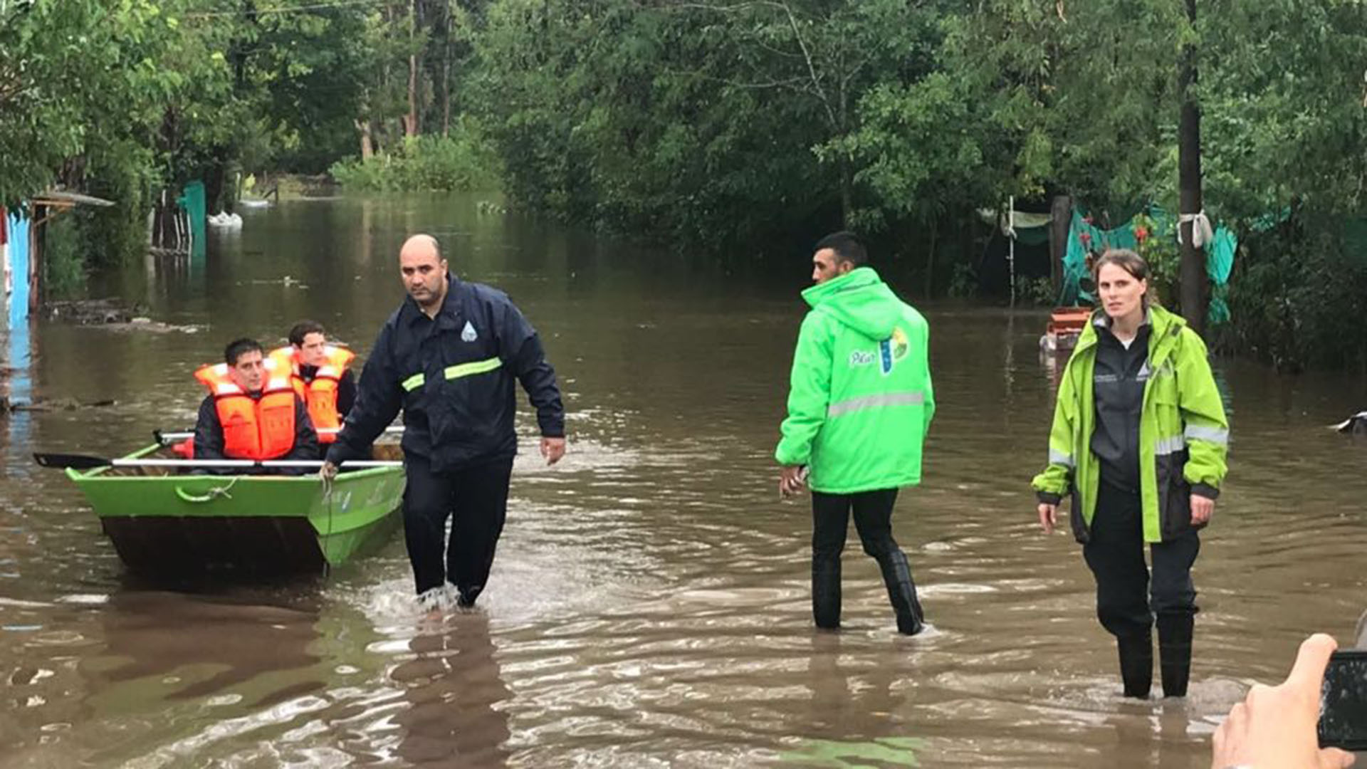 En 9 de Julio las precipitaciones llegaron a 84 mm, con piedras de gran tamaño