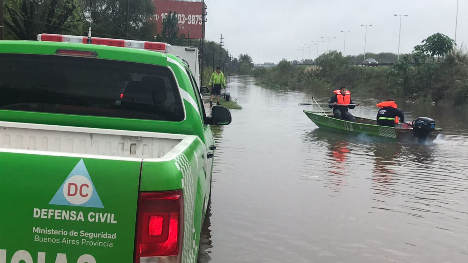 En Merlo el temporal tuvo consecuencias en casi todo el municipio