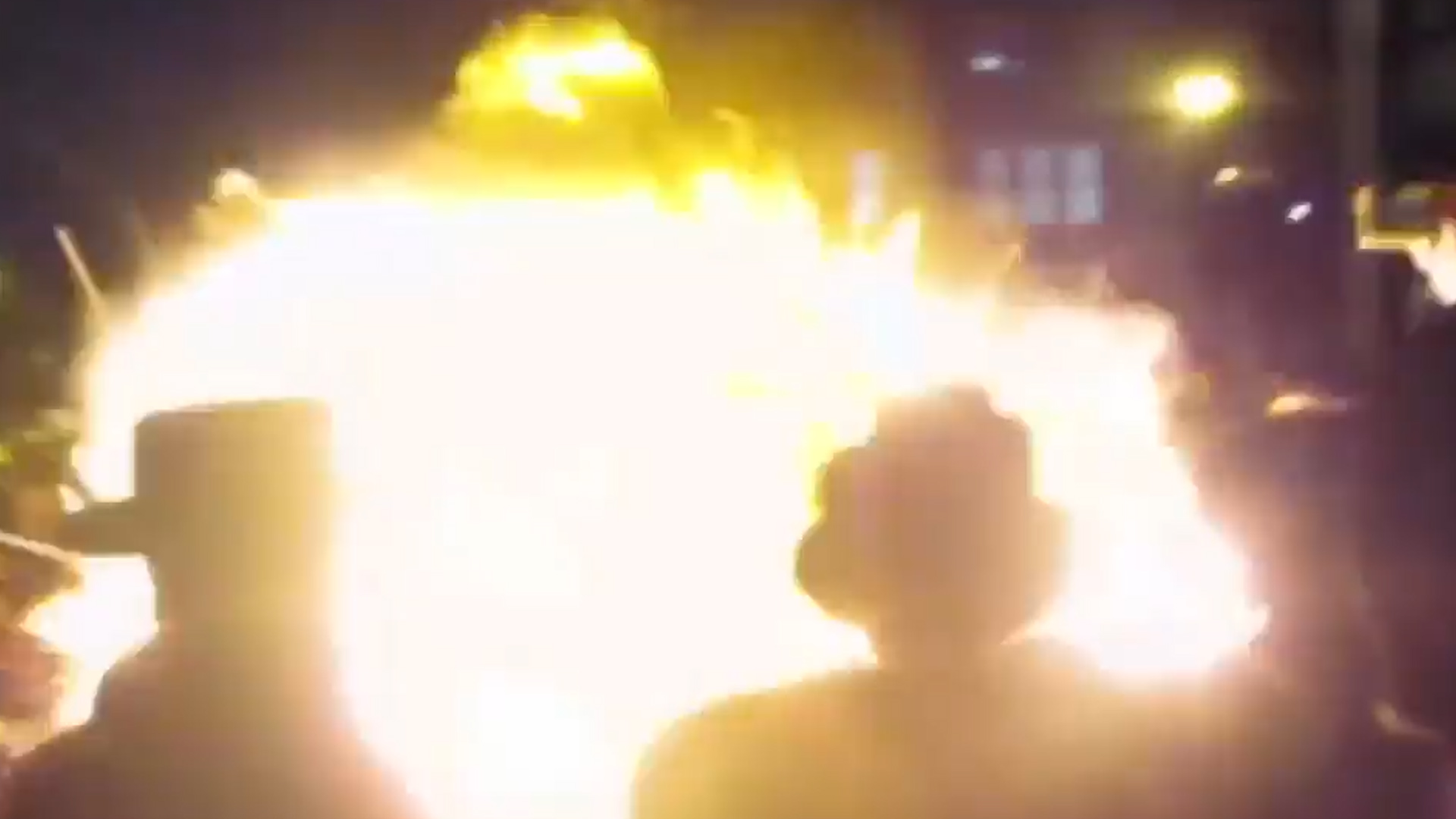 La bola de fuego dejó varios heridos