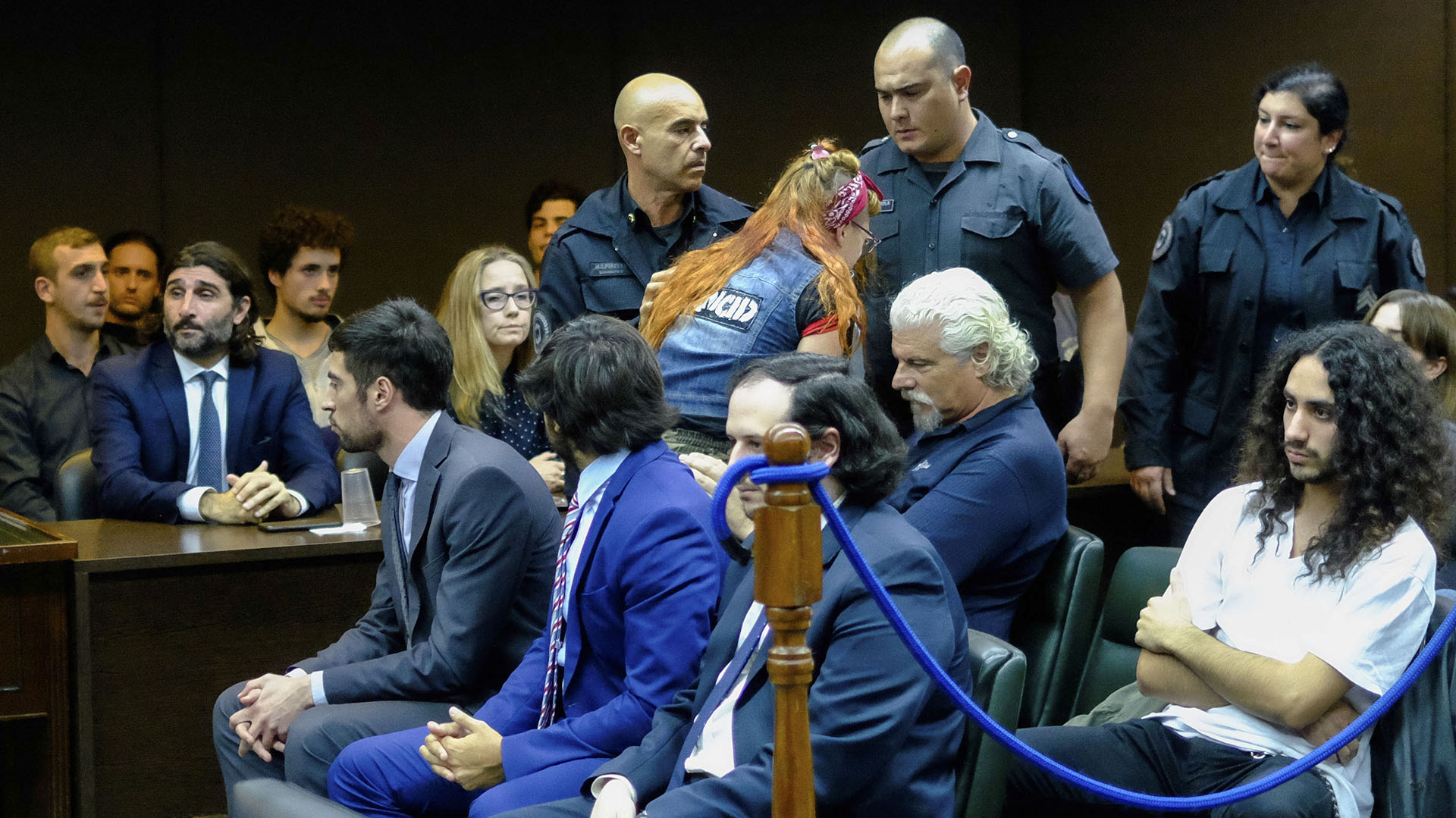 En la sala se vivieron momentos tensos