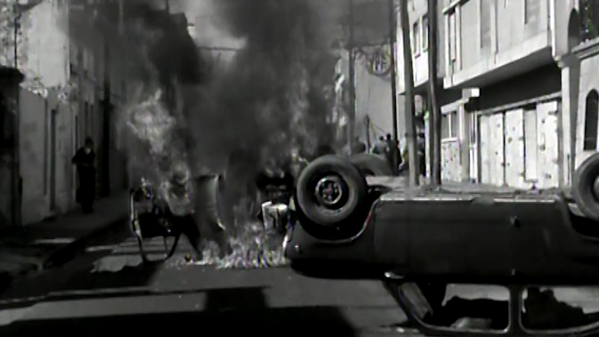 Una imagen del documental prohibido en la Feria del Libro